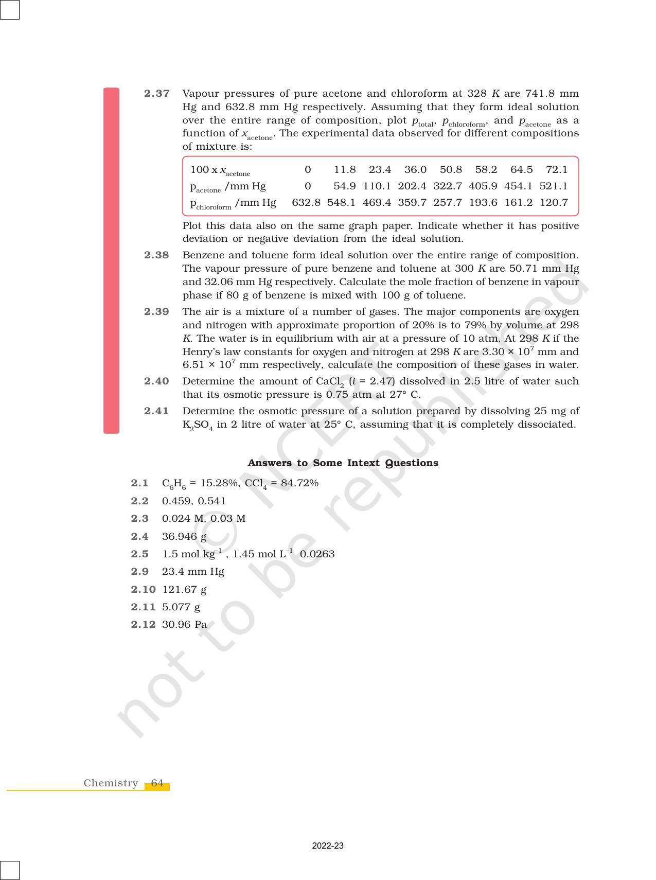 NCERT Book for Class 12 Chemistry Chapter 2 Solutions - Page 30