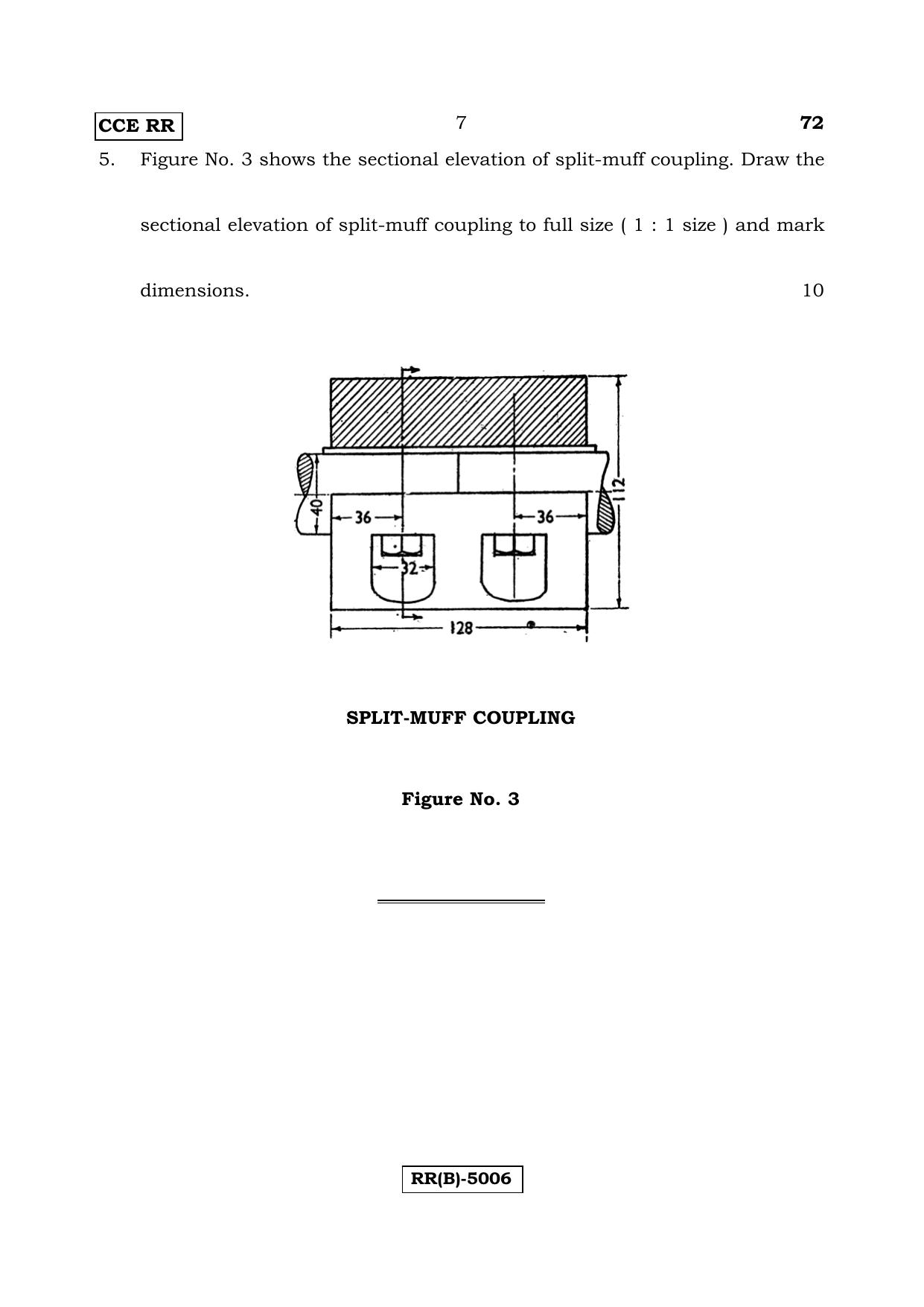 Karnataka SSLC ENGINEERING GRAPHICS -  (72-B Version_4) March/April 2019 Question Paper - Page 7