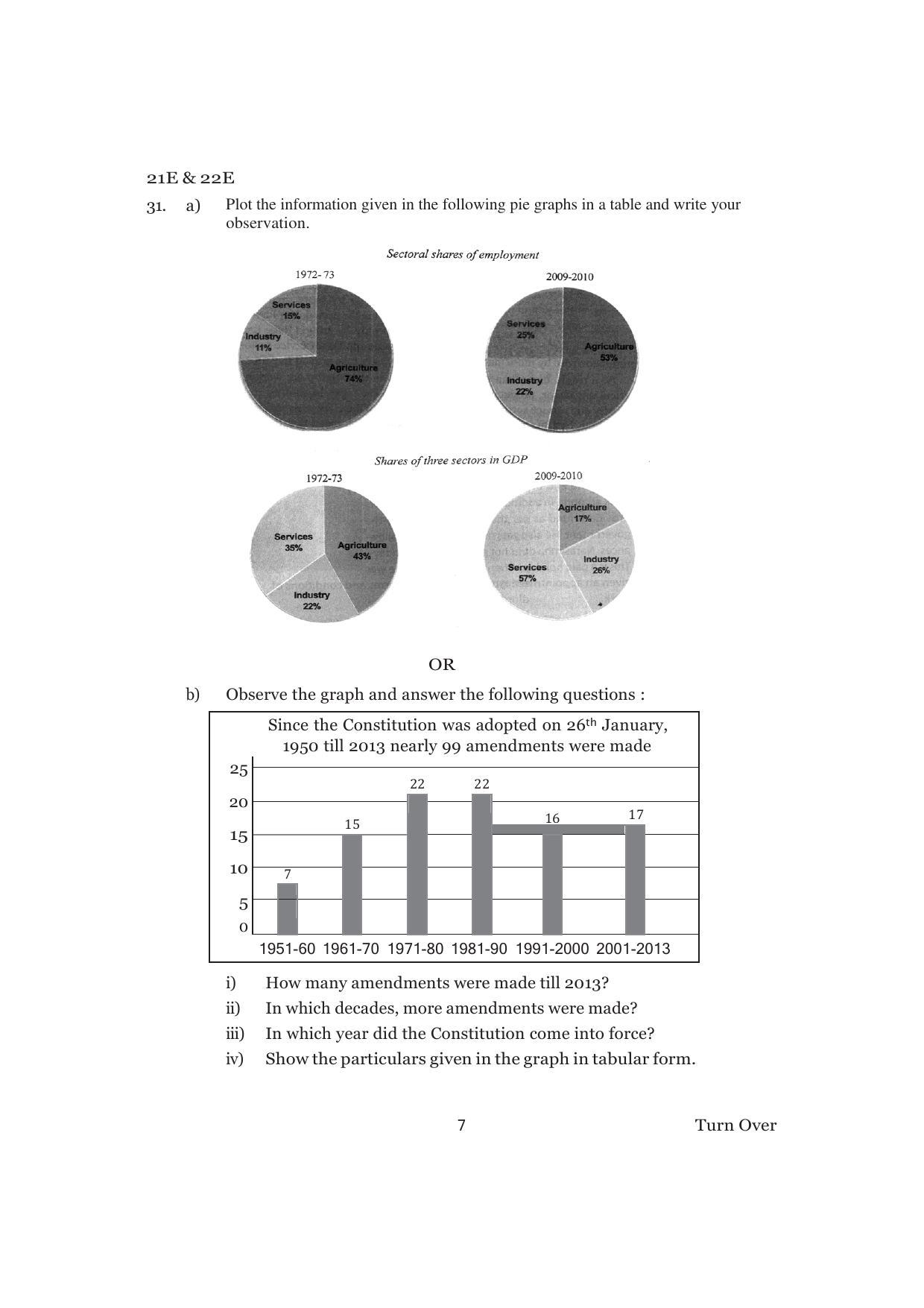 SOCIAL STUDIES PAPER - I & II (ENGLISH - MEDIUM) 2024 Model Paper - Page 7