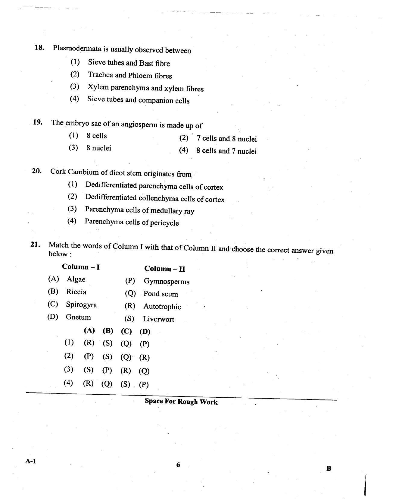 KCET Biology 2013 Question Papers - Page 6