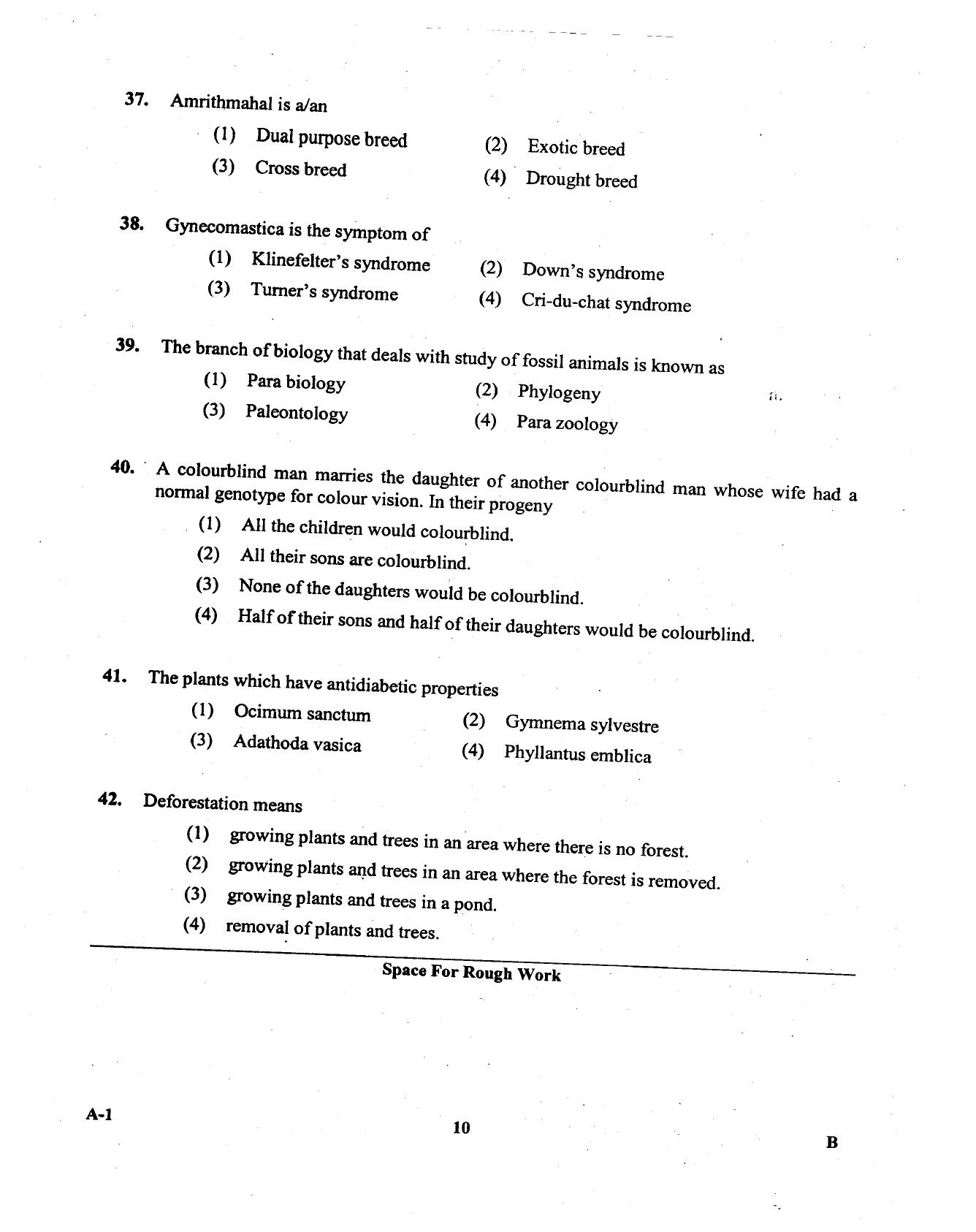 KCET Biology 2013 Question Papers - Page 10