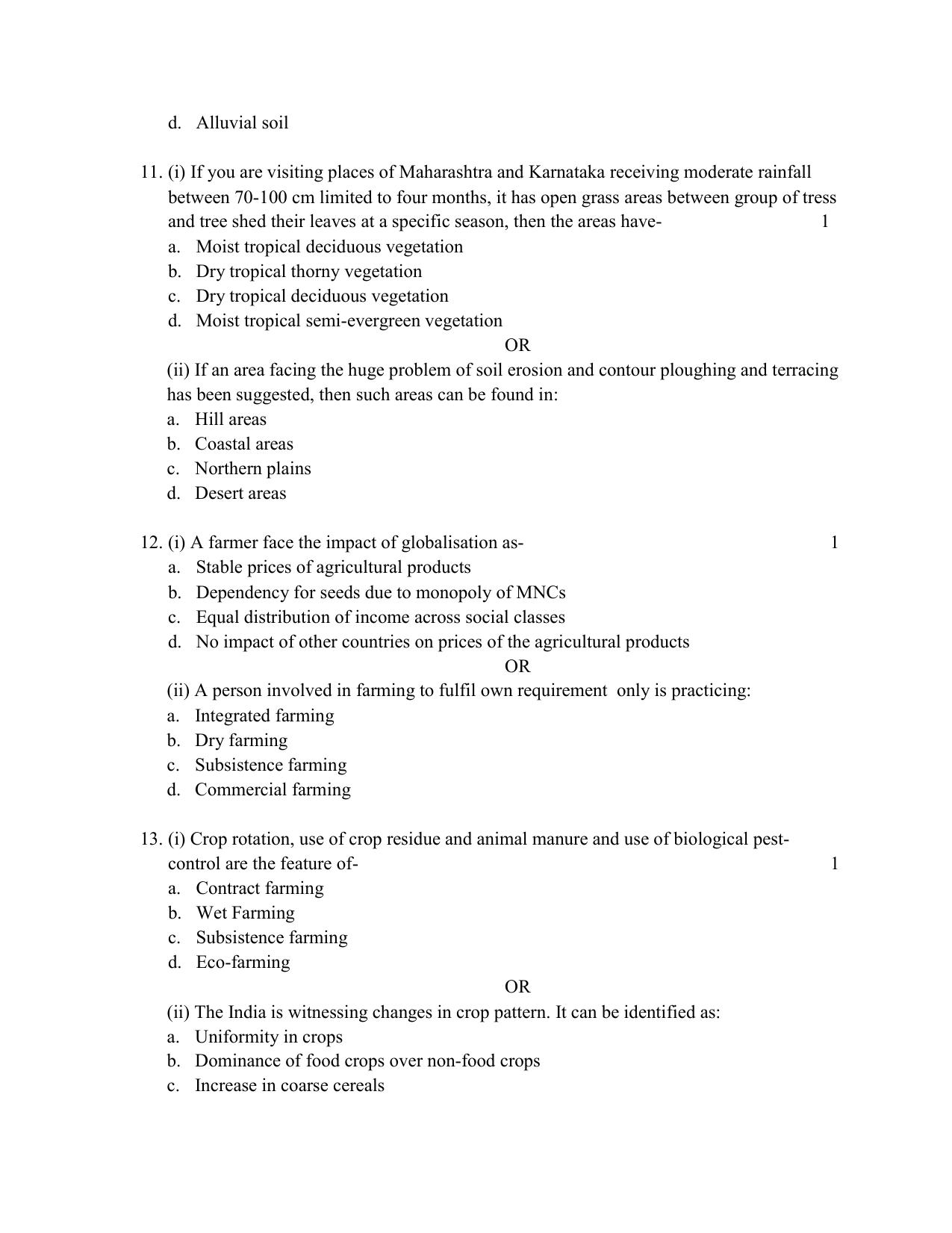 NIOS Class 12 Geography (Old) Sample Paper - Page 4