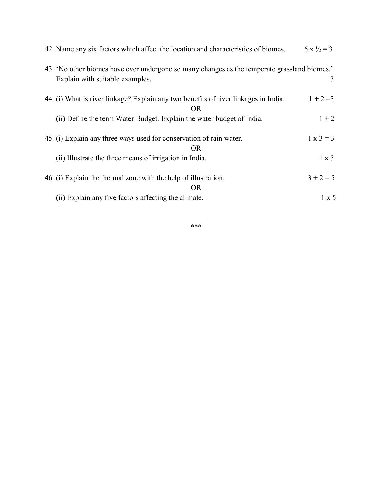 NIOS Class 12 Geography (Old) Sample Paper - Page 12