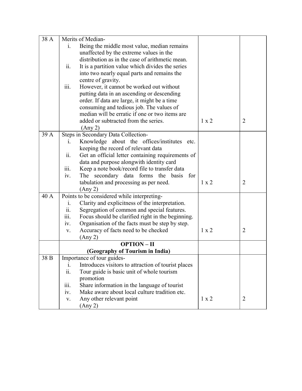 NIOS Class 12 Geography (Old) Sample Paper - Page 17
