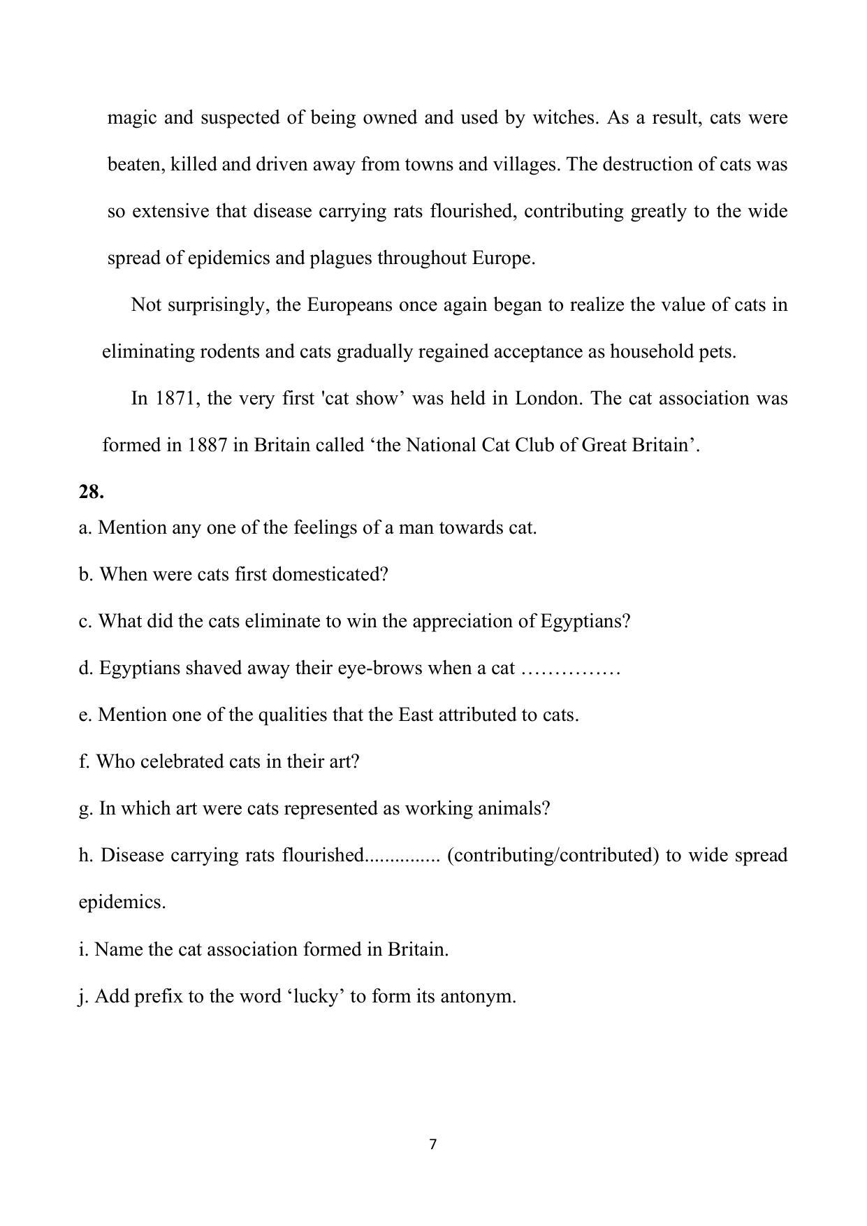Karnataka II PUC English Model Question Paper 2023 - Page 11
