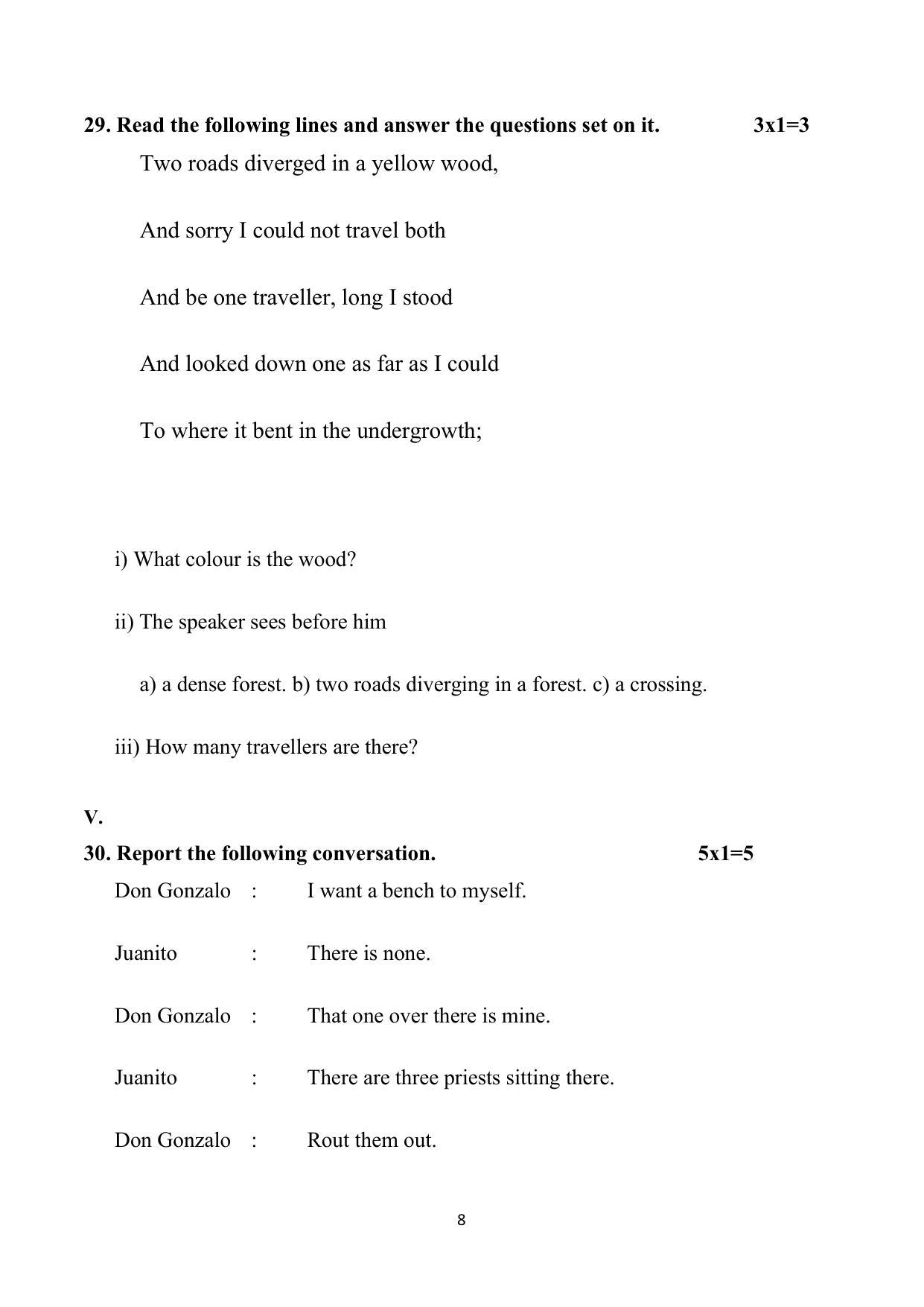 Karnataka II PUC English Model Question Paper 2023 - Page 12