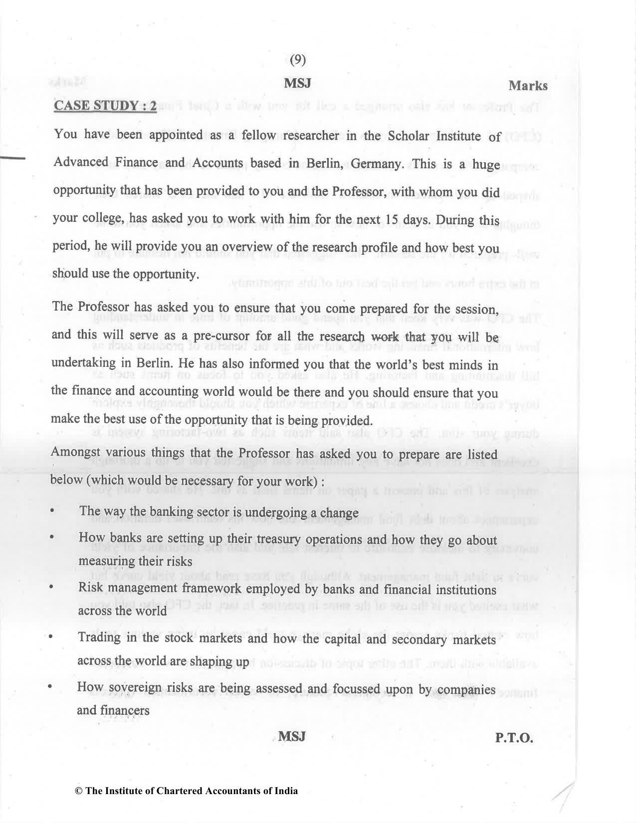 CA Final Dec 2021 Question Paper - Paper 6B – Financial Services and Capital Markets - Page 9