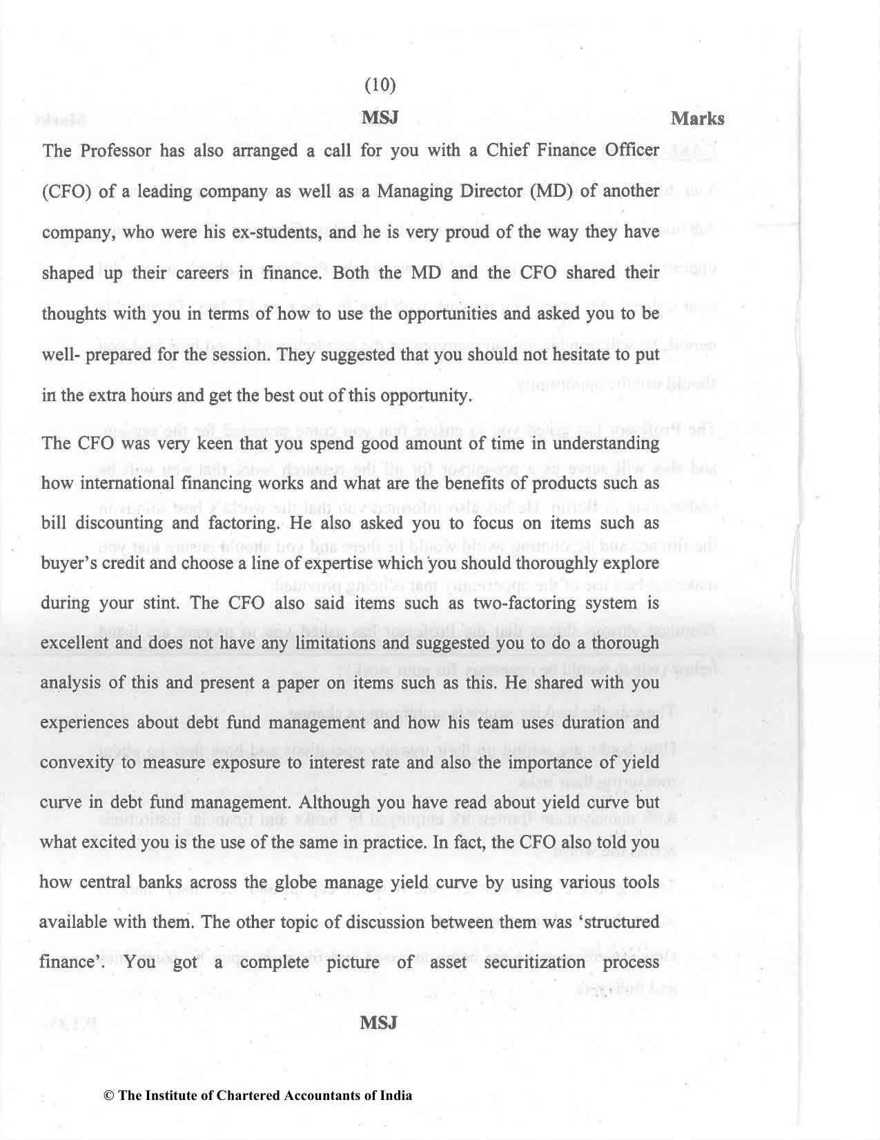 CA Final Dec 2021 Question Paper - Paper 6B – Financial Services and Capital Markets - Page 10