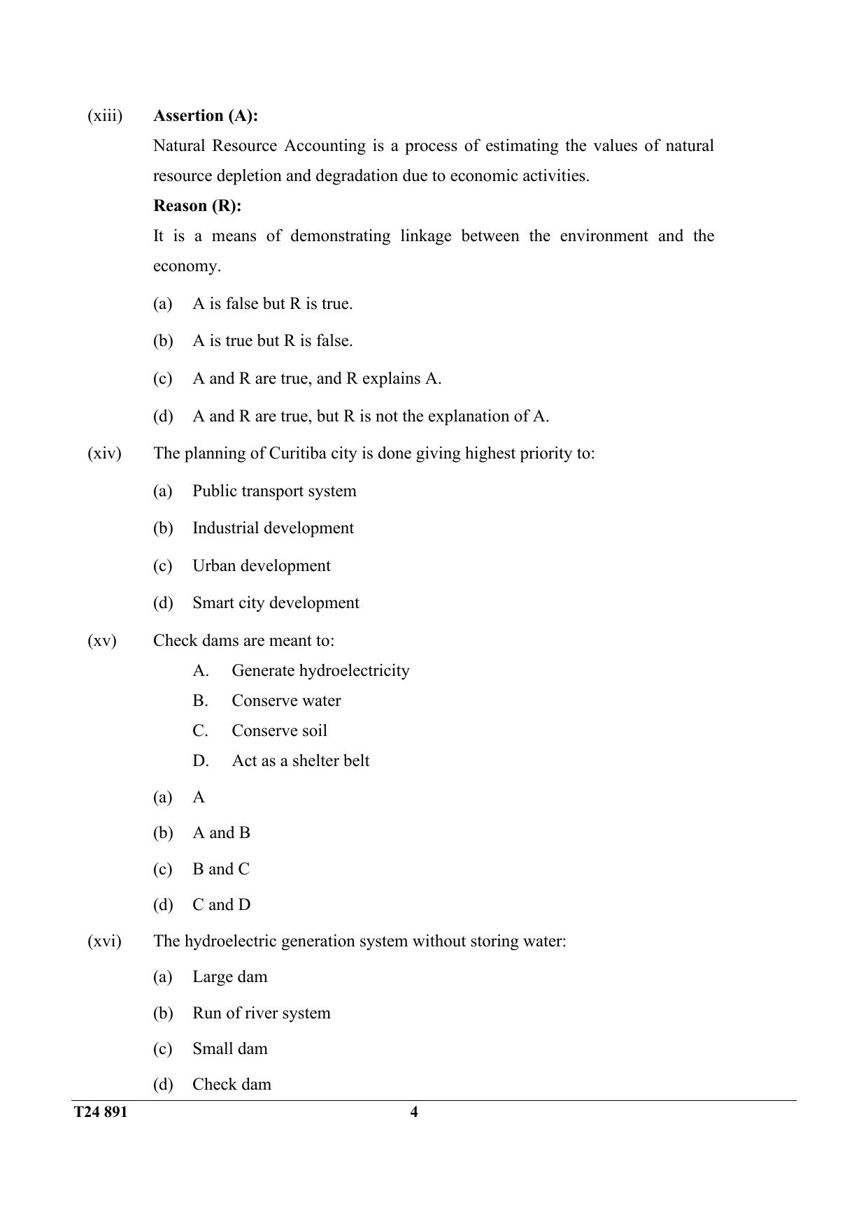 ICSE Class 10 Environmental Applications 2024 Question Paper - Page 4