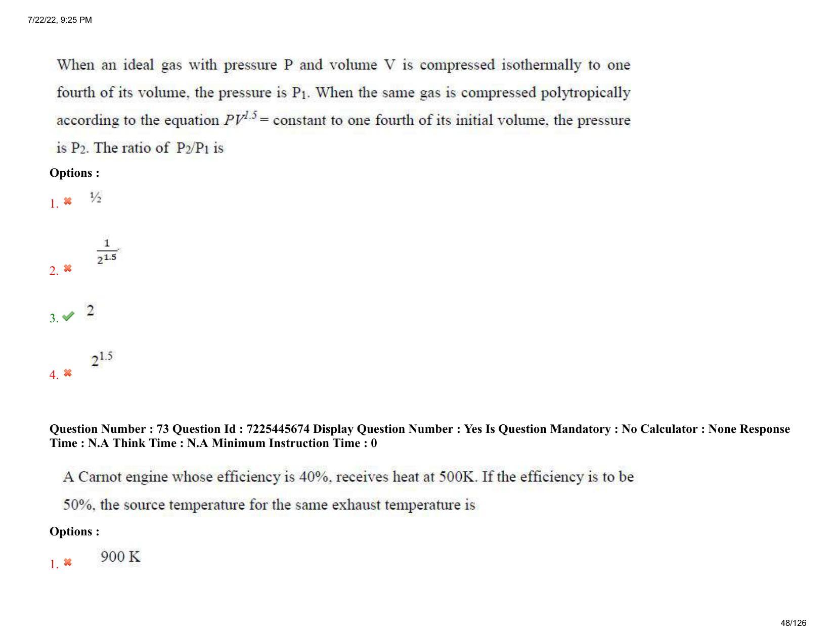 AP ECET 2022 - MECHANICAL ENGINEERING Question Paper With Preliminary Keys - Page 48