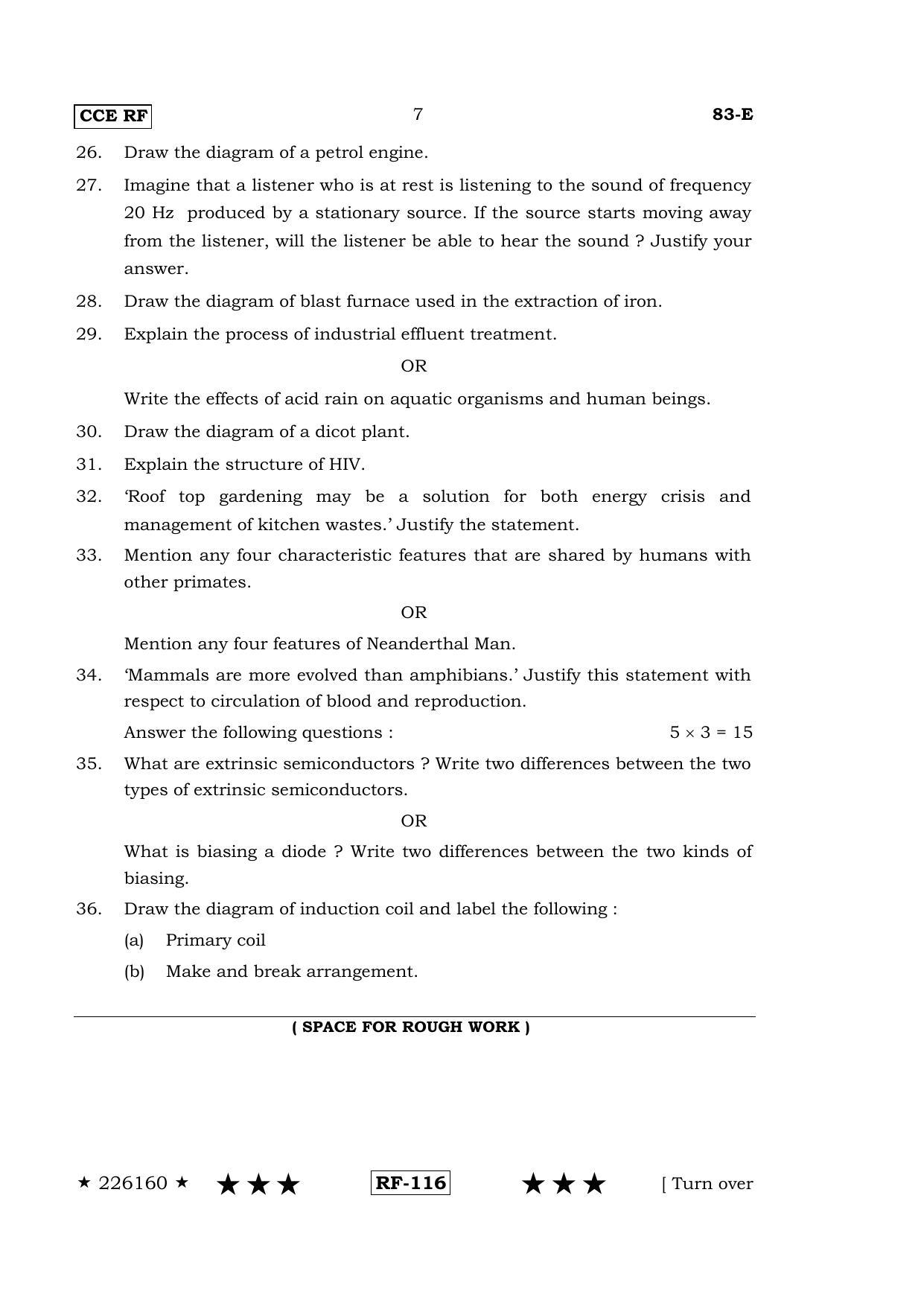Karnataka SSLC Science (ENGLISH Medium) - 83-E-(RF)_s1 April 2015 Question Paper - Page 6