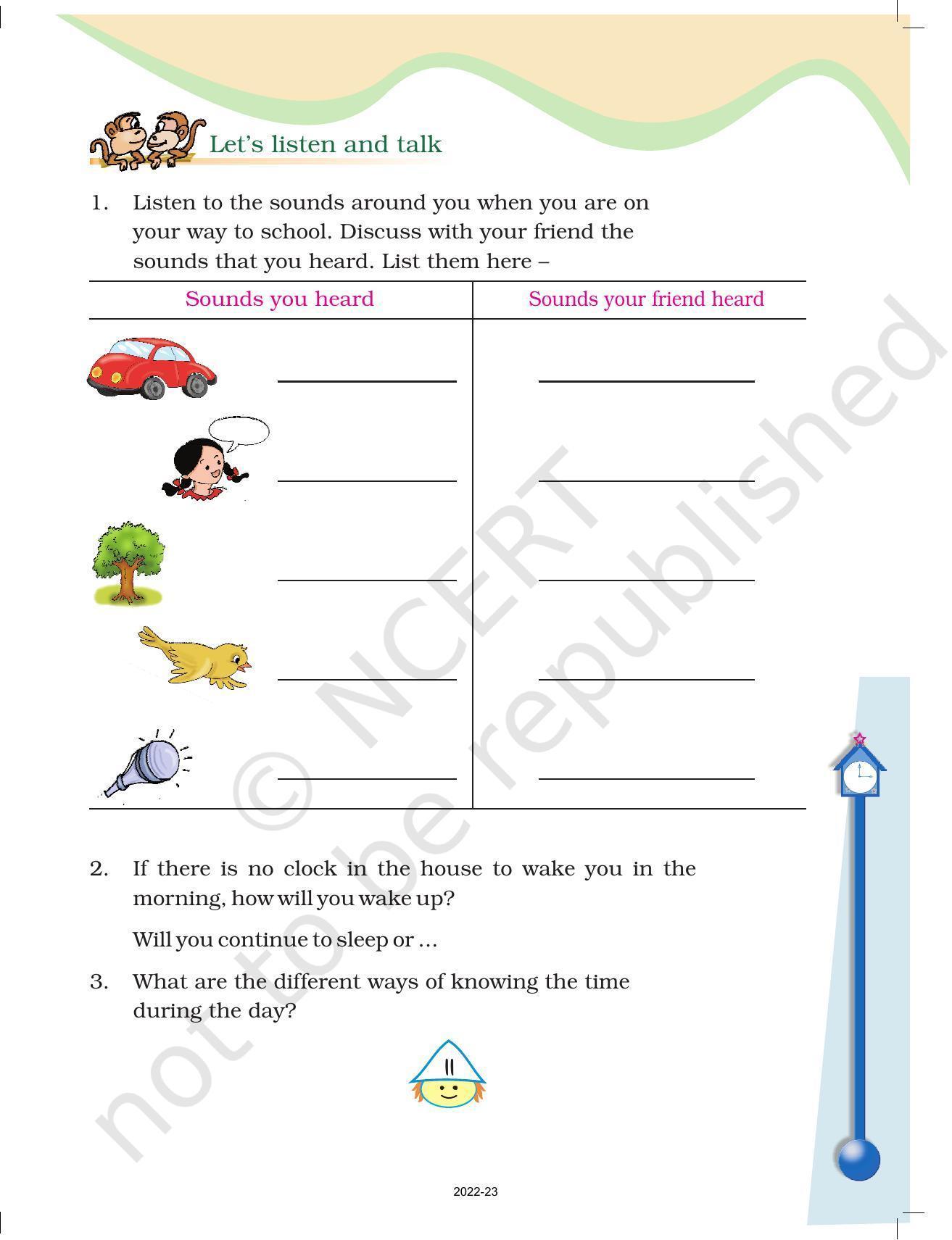 NCERT Book for Class 4 English (Poem): Chapter 1-WAKE UP! - Page 12