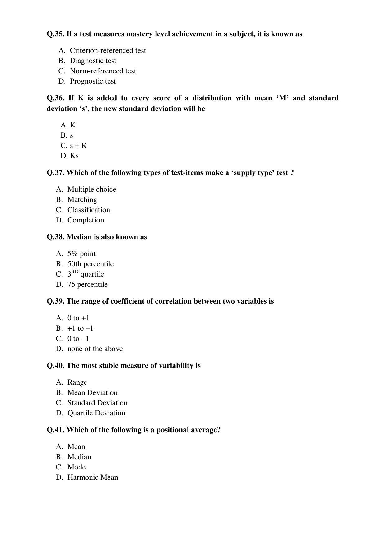 Odisha CPET EDUCATION SET II 2021 Question Paper - Page 6