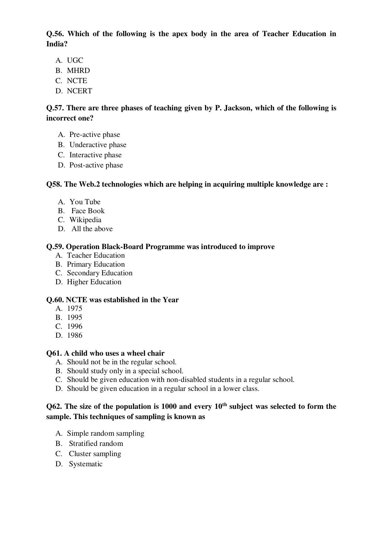 Odisha CPET EDUCATION SET II 2021 Question Paper - Page 9