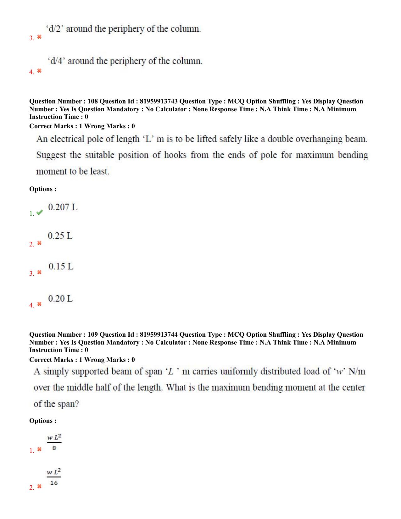 TS ECET 2022 Civil Engineering Question Paper - Page 50