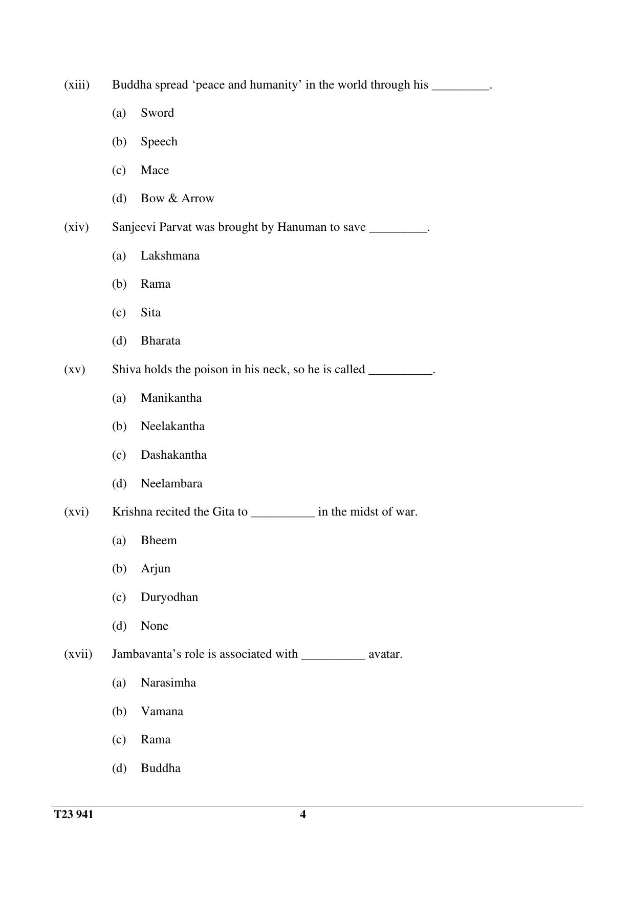 ICSE Class 10 INDIAN DANCE 2023 Question Paper - Page 4