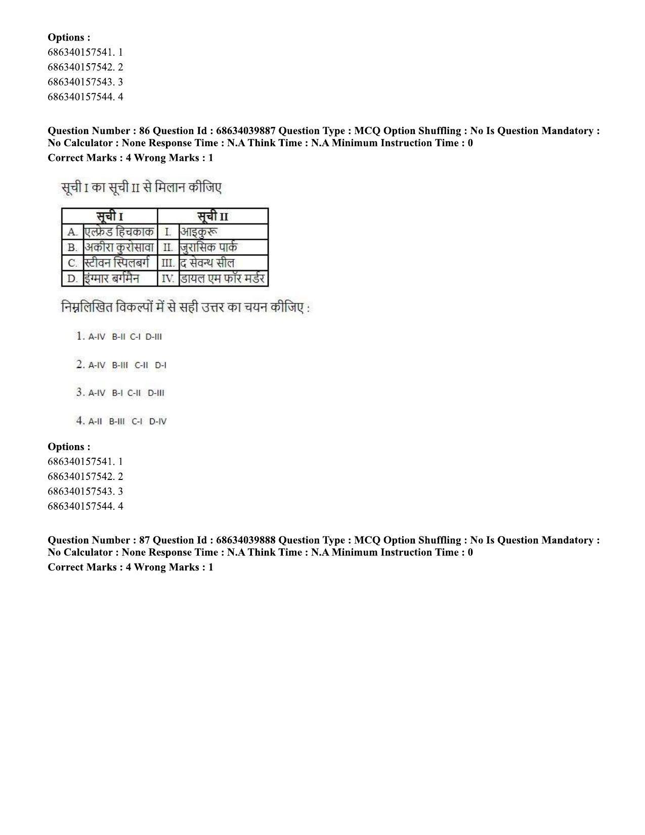 CUET PG 2023: COQP17 – Mass Communication and Journalism (Eng) - Shift 3 (25-06-2023) Question Paper - Page 79
