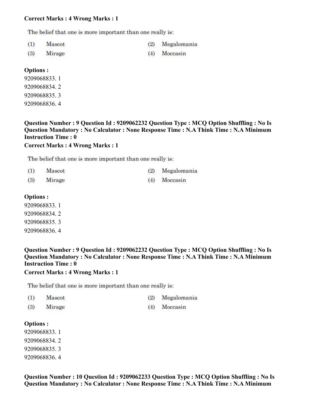 CUET PG 2023: LAQP14 – Hispanic (Eng.)-Shift-2 (06-06-2023) Question Paper - Page 22