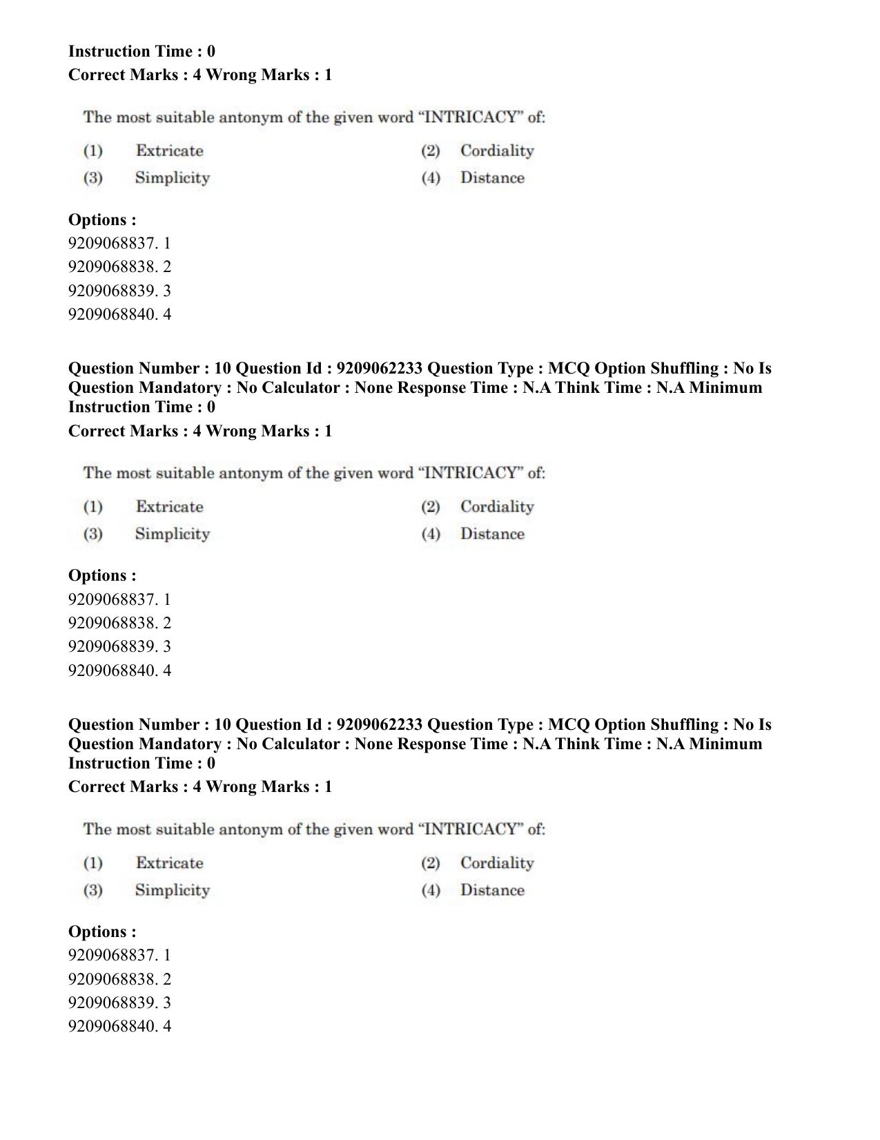 CUET PG 2023: LAQP14 – Hispanic (Eng.)-Shift-2 (06-06-2023) Question Paper - Page 23