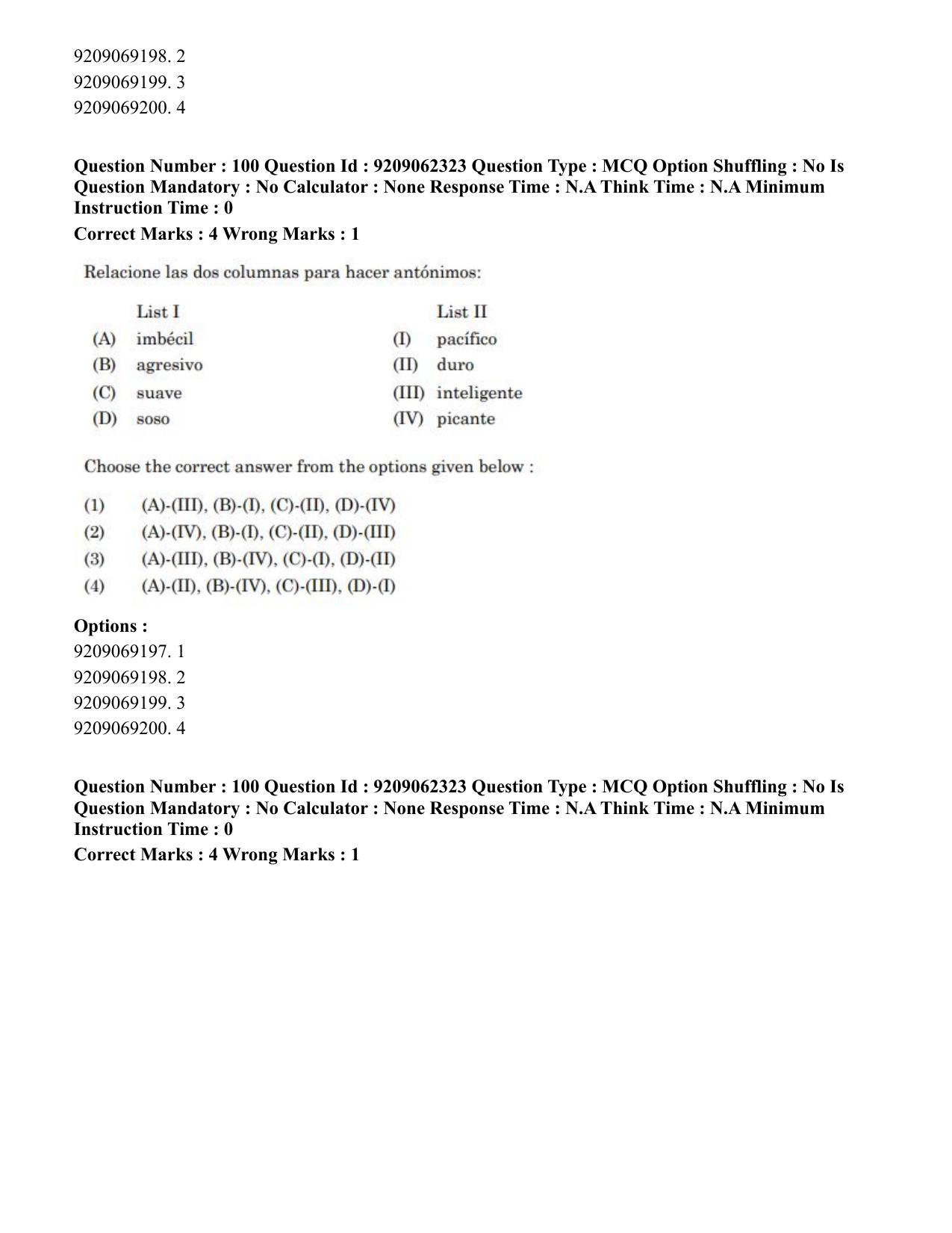 CUET PG 2023: LAQP14 – Hispanic (Eng.)-Shift-2 (06-06-2023) Question Paper - Page 156