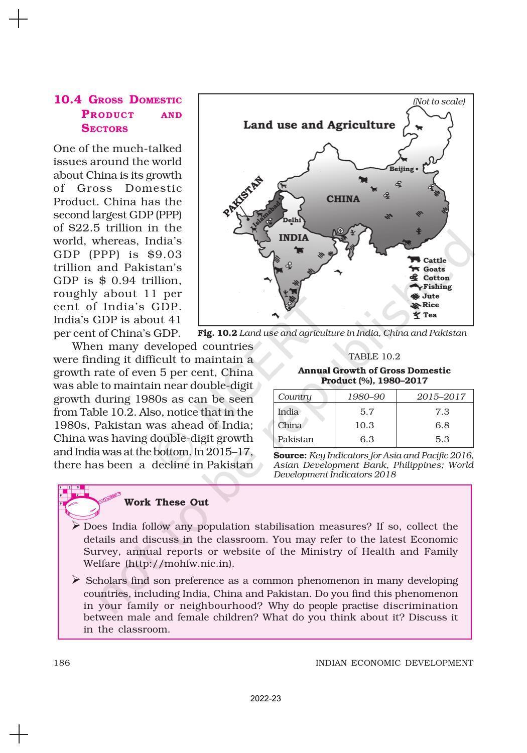 NCERT Book for Class 11 Economics (Indian Economics) Chapter 10 Comparative Development Experiences of India and its Neighbours - Page 8