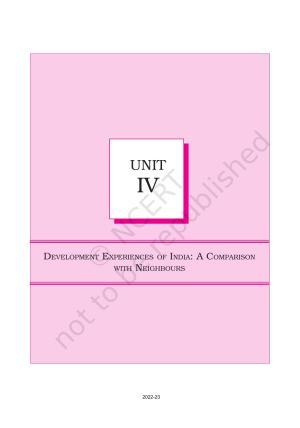 NCERT Book for Class 11 Economics (Indian Economics) Chapter 10 Comparative Development Experiences of India and its Neighbours