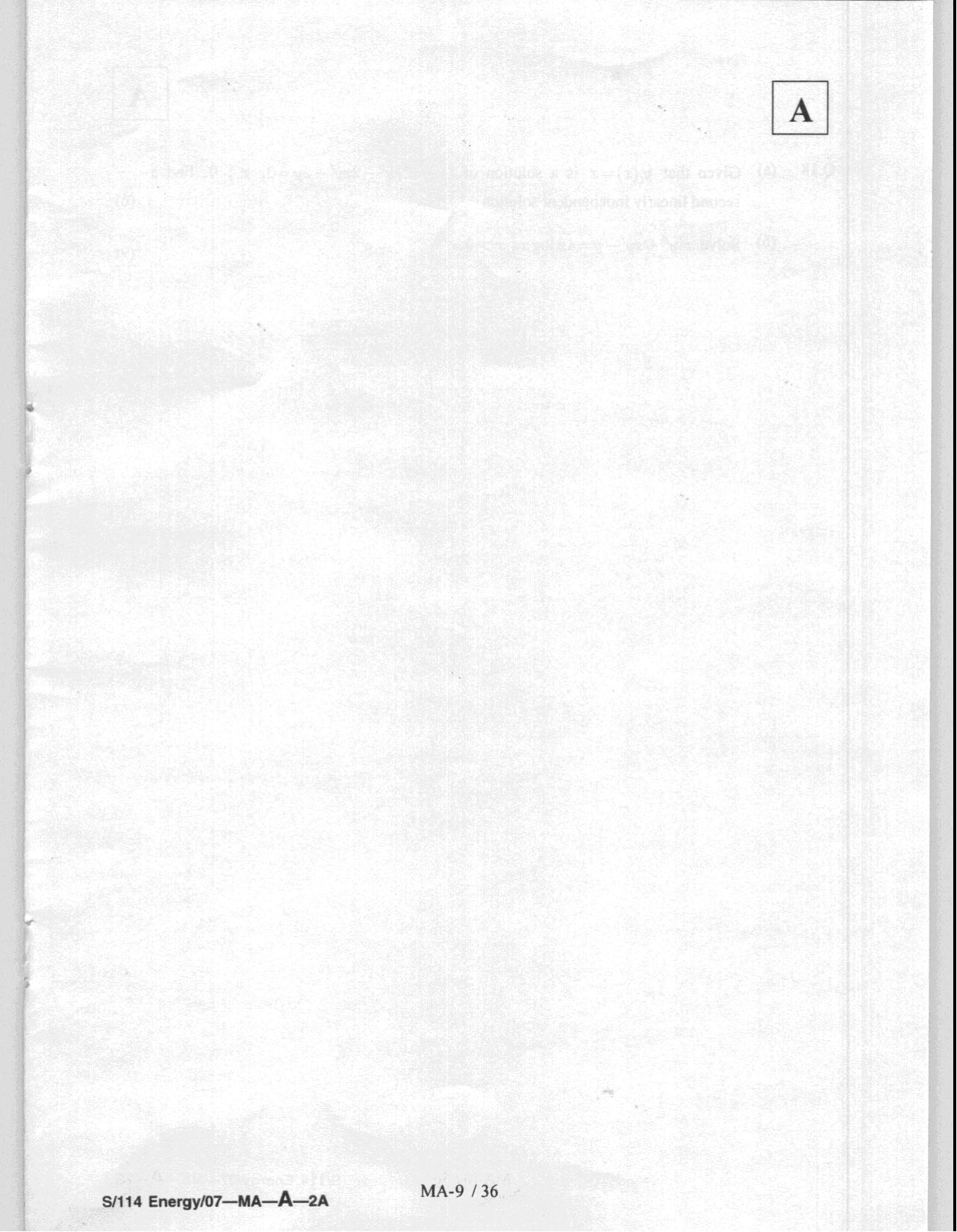 JAM 2008: MA Question Paper - Page 11