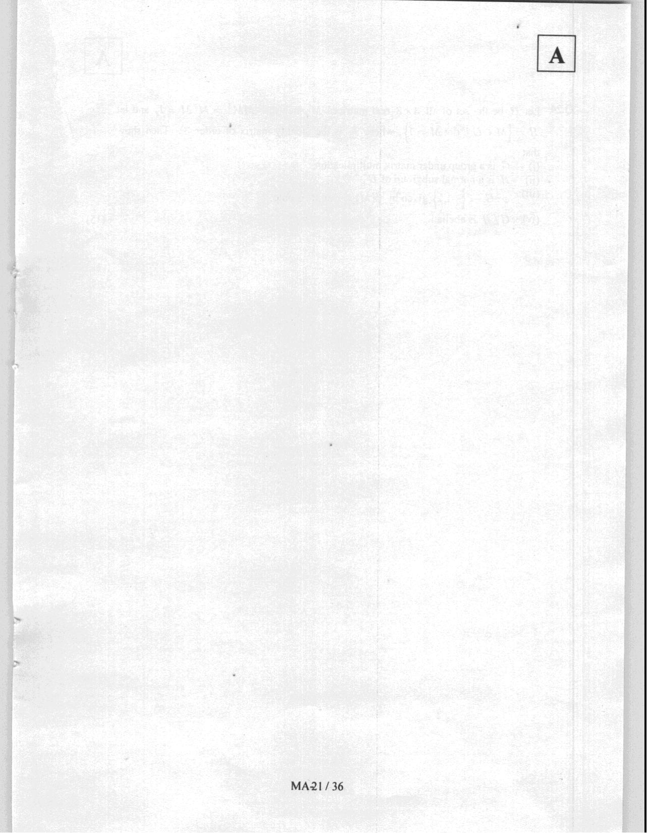 JAM 2008: MA Question Paper - Page 23