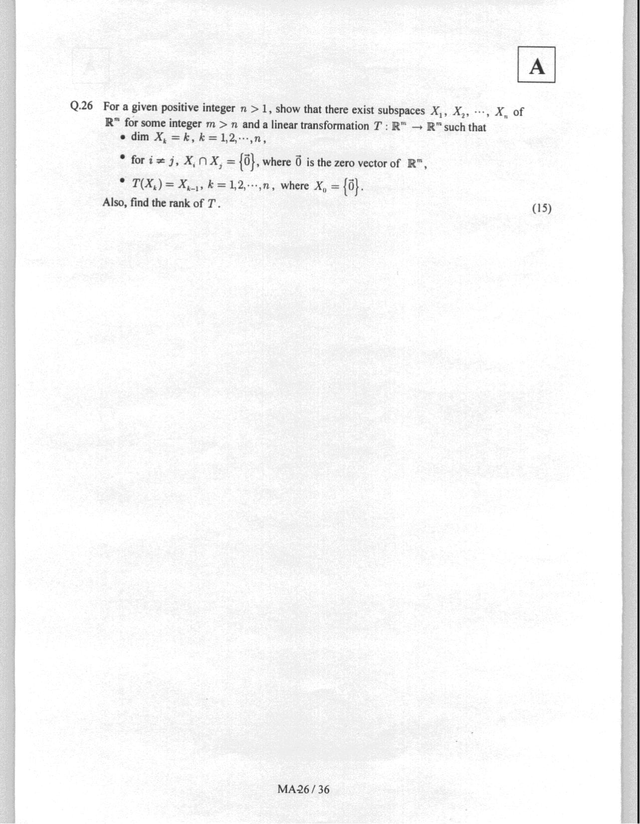 JAM 2008: MA Question Paper - Page 28