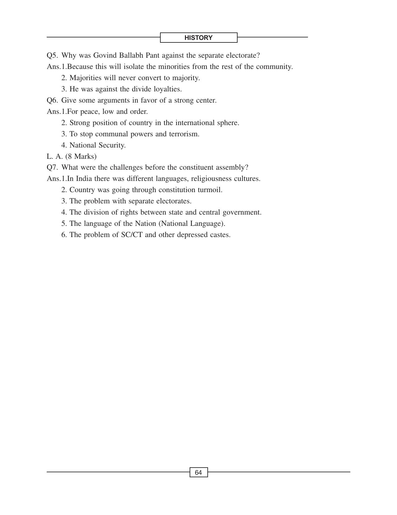 CBSE Class 12 History Framing Constitution Beginning Of New Era - Page 2