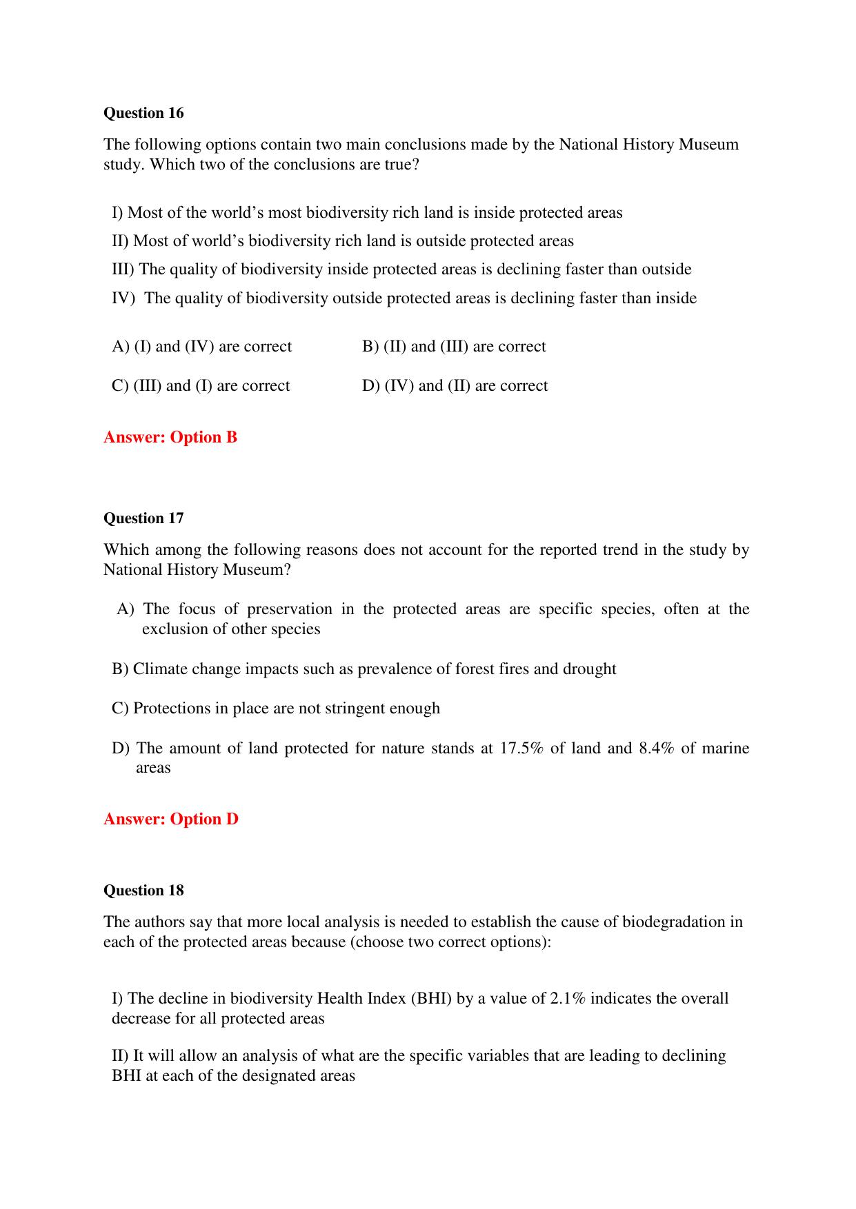 TIFR GS Science Education Sample Papers with Answer Key - Page 11
