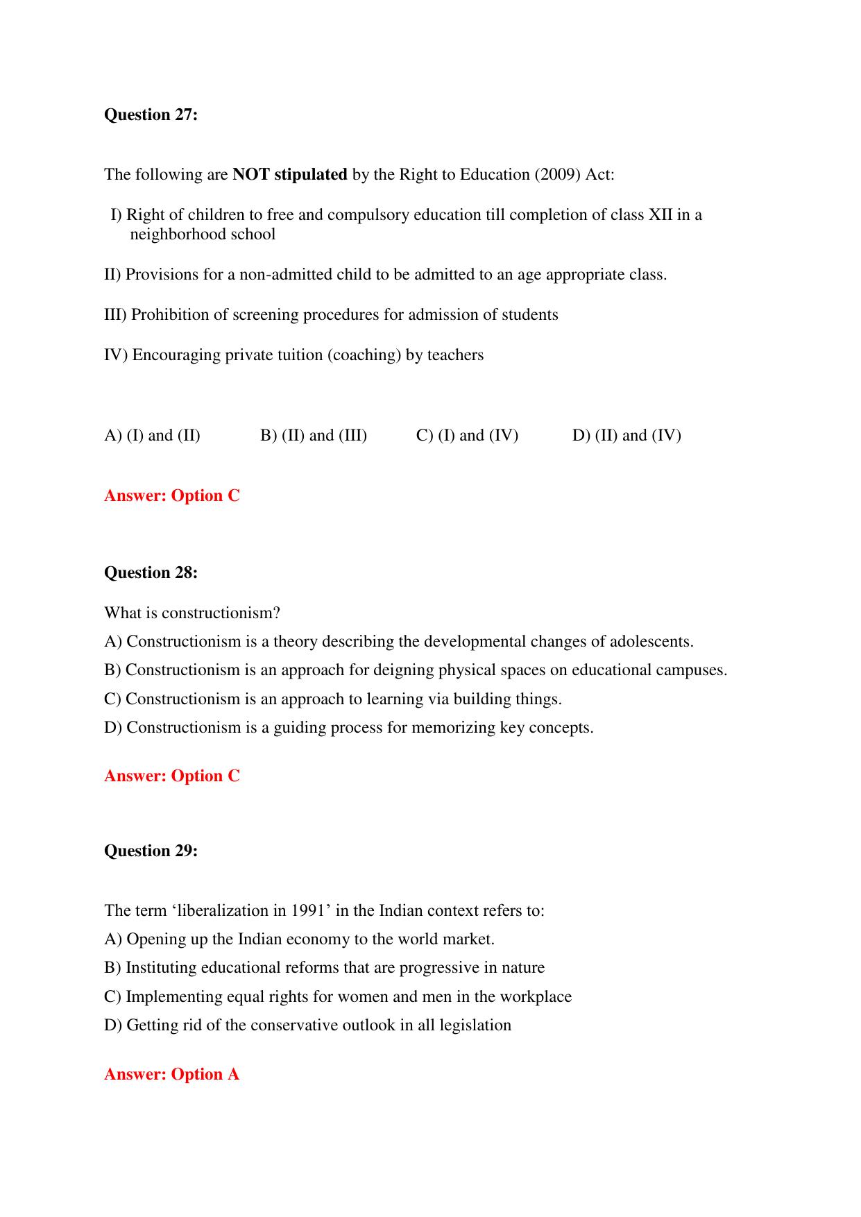 TIFR GS Science Education Sample Papers with Answer Key - Page 17