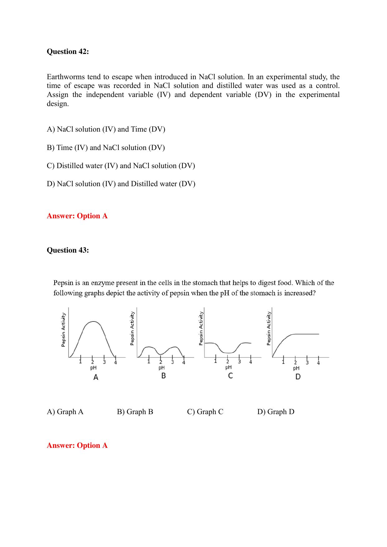 TIFR GS Science Education Sample Papers with Answer Key - Page 23