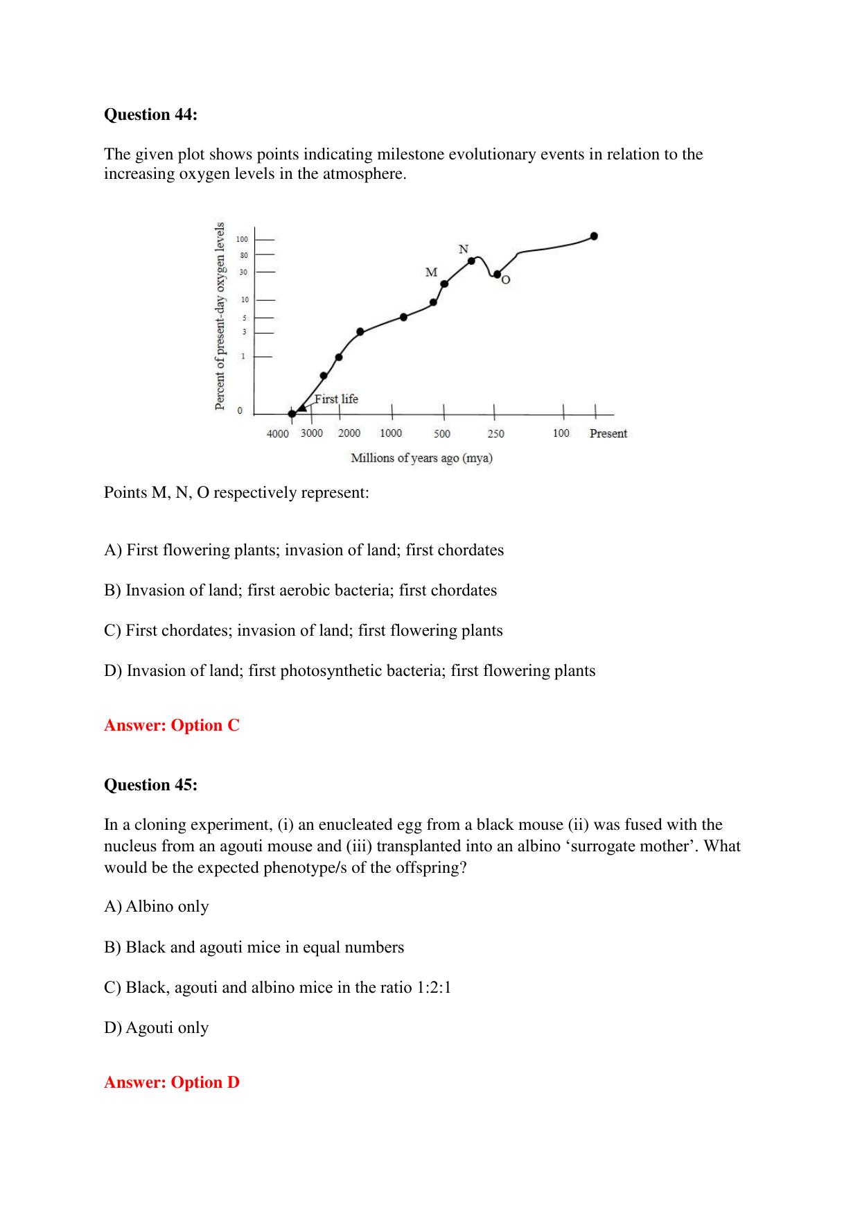 TIFR GS Science Education Sample Papers with Answer Key - Page 24
