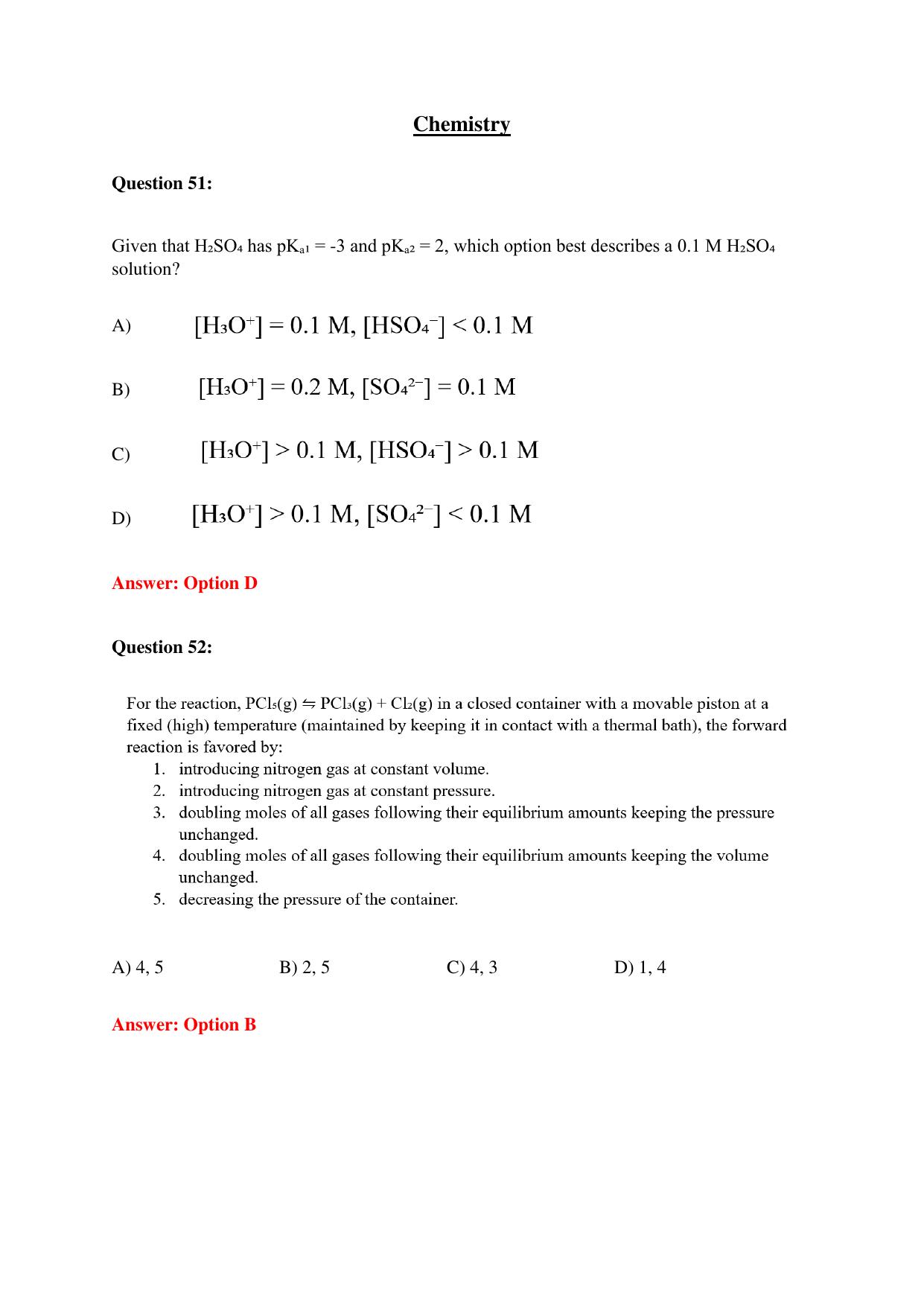 TIFR GS Science Education Sample Papers with Answer Key - Page 28