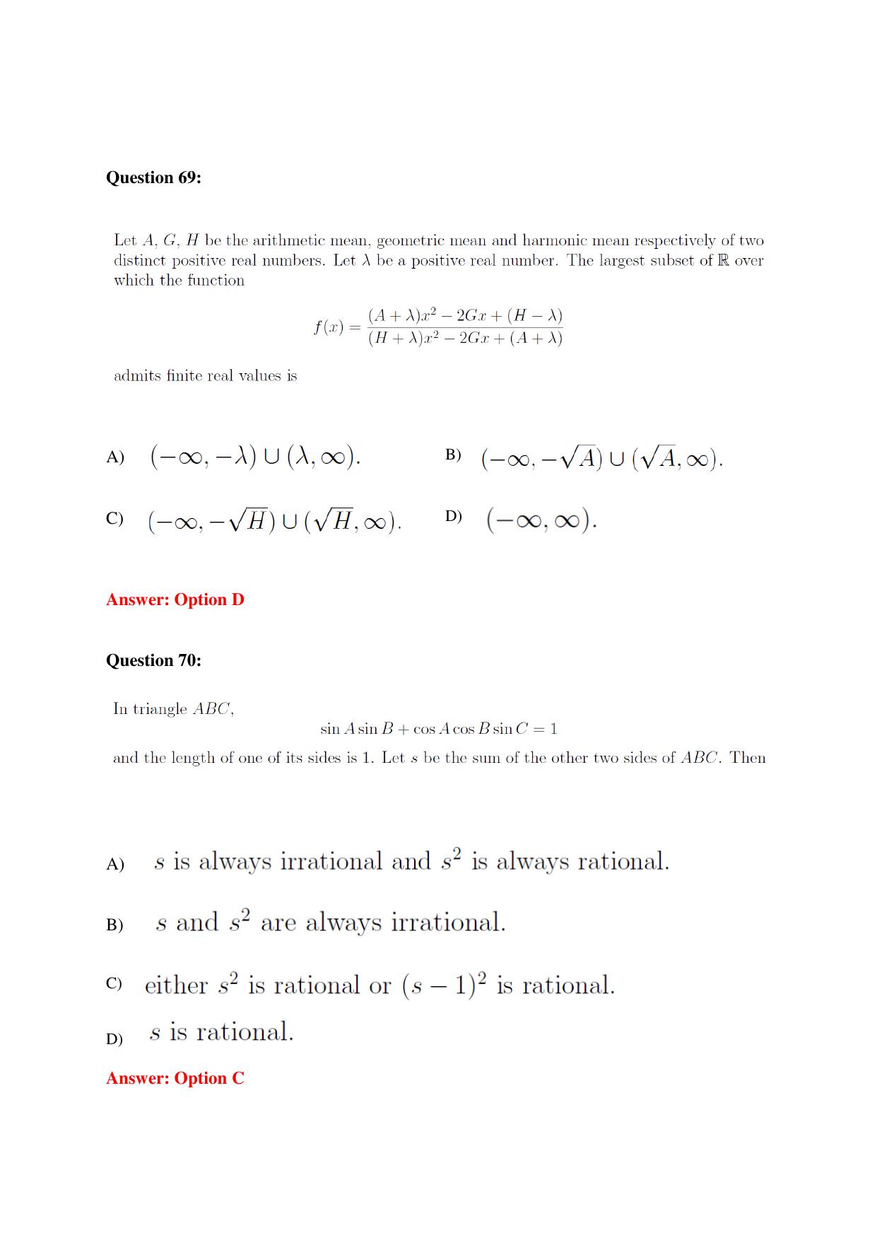 TIFR GS Science Education Sample Papers with Answer Key - Page 36