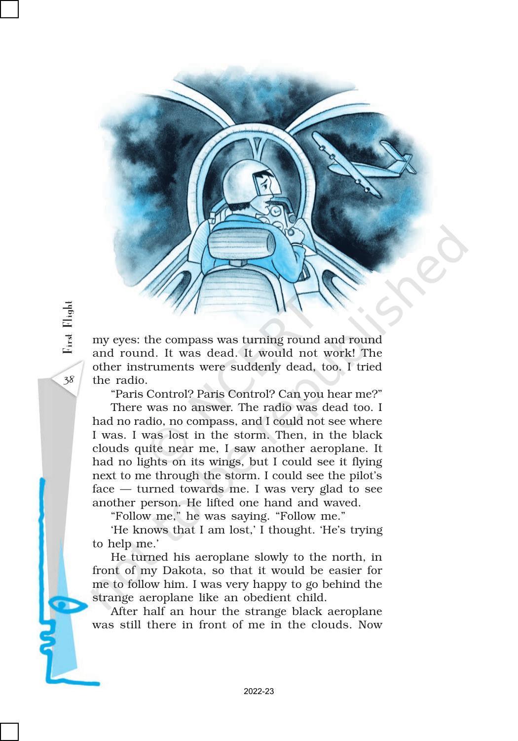 NCERT Book for Class 10 English (First Flight) Chapter 3 Two Stories about Flying - Page 7