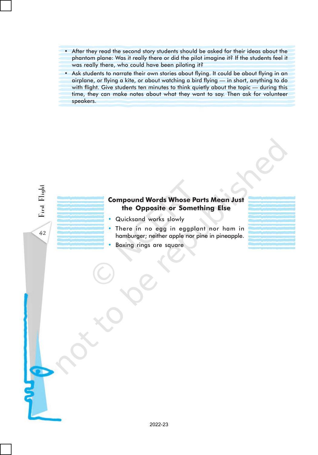 NCERT Book for Class 10 English (First Flight) Chapter 3 Two Stories about Flying - Page 11