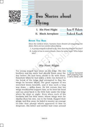NCERT Book for Class 10 English (First Flight) Chapter 3 Two Stories about Flying