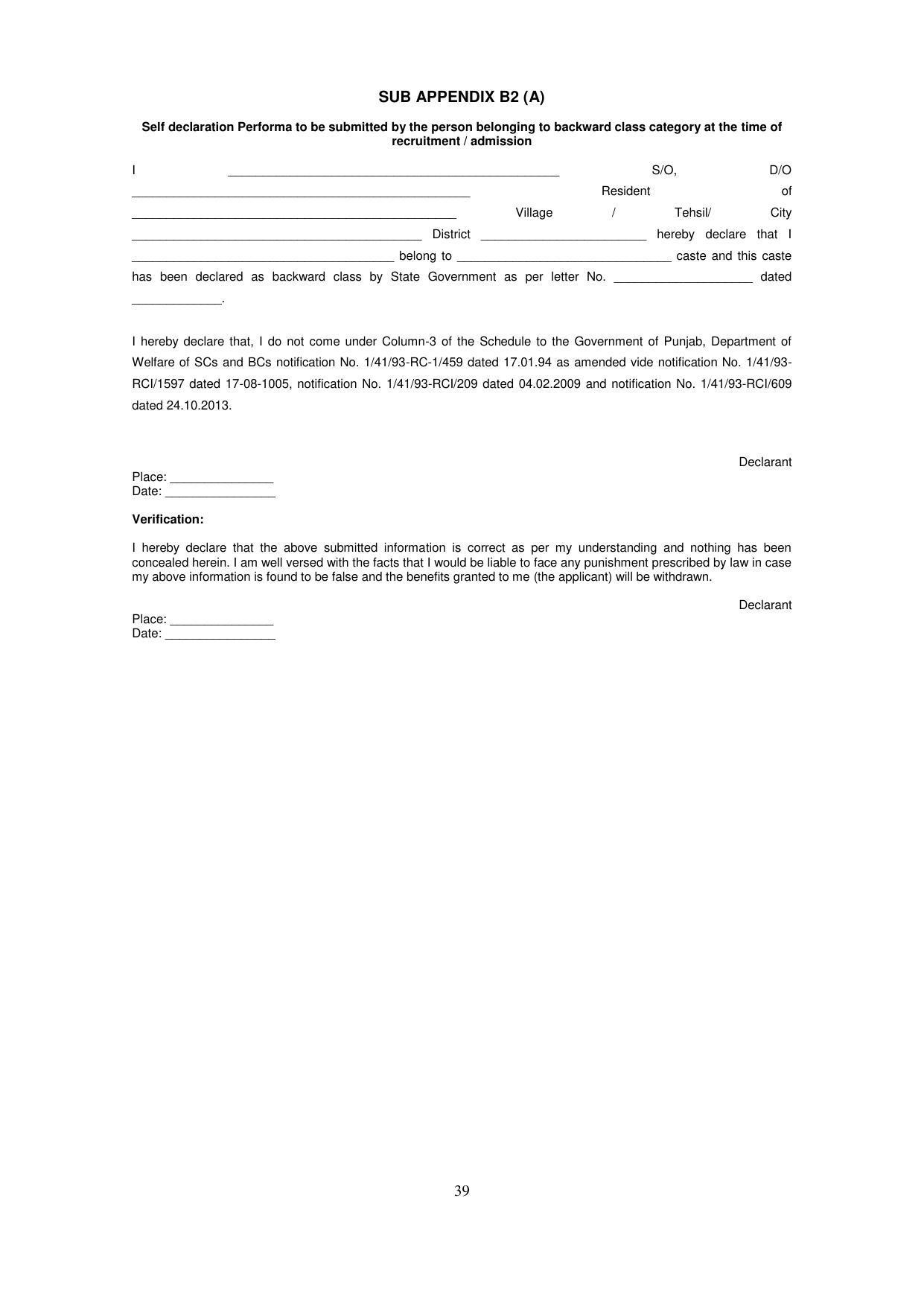 Panjab University, Chandigarh PG Prospectus 2021 - Page 39