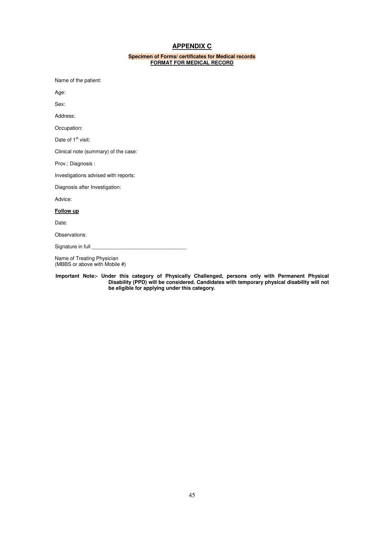 Panjab University, Chandigarh PG Prospectus 2021 - Page 45
