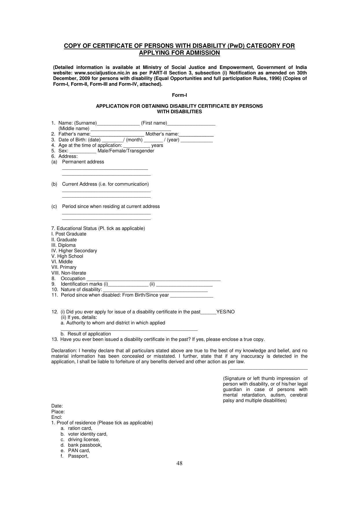 Panjab University, Chandigarh PG Prospectus 2021 - Page 48