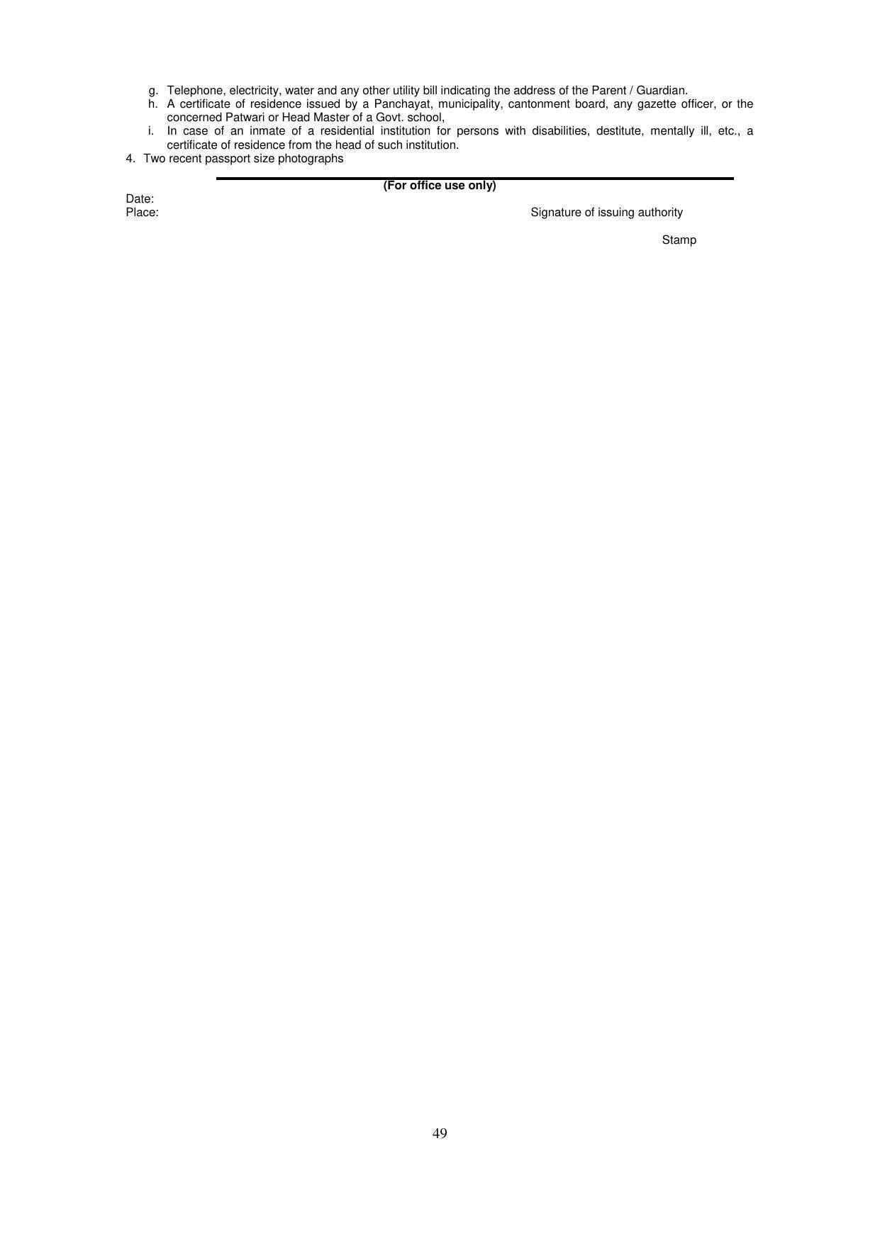 Panjab University, Chandigarh PG Prospectus 2021 - Page 49