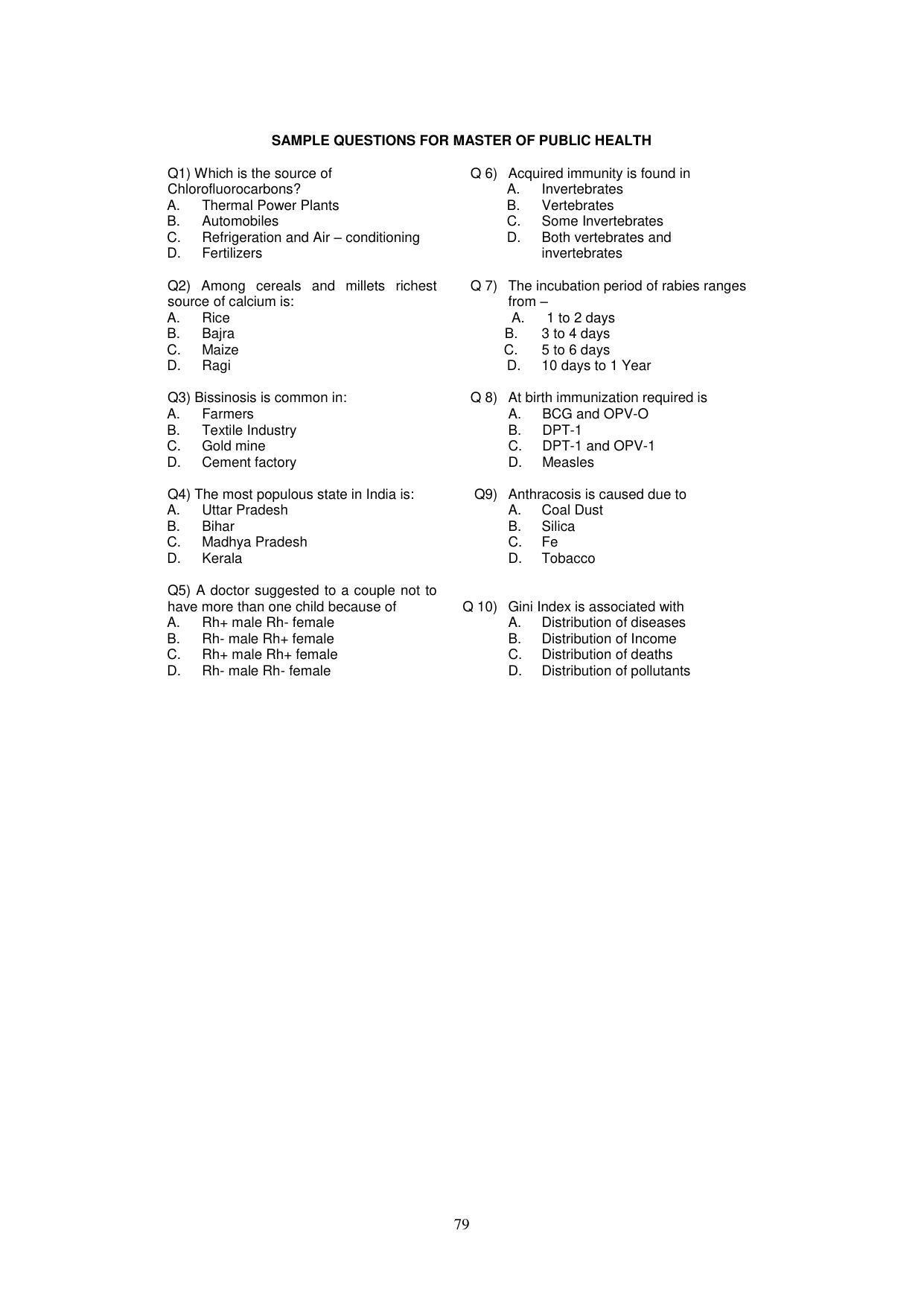 Panjab University, Chandigarh PG Prospectus 2021 - Page 79