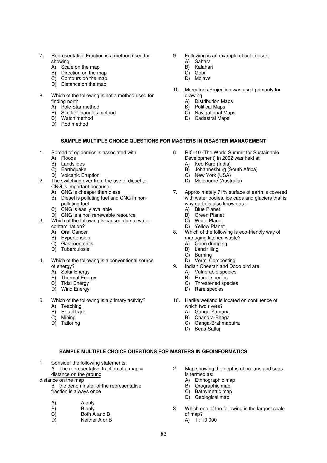 Panjab University, Chandigarh PG Prospectus 2021 - Page 82