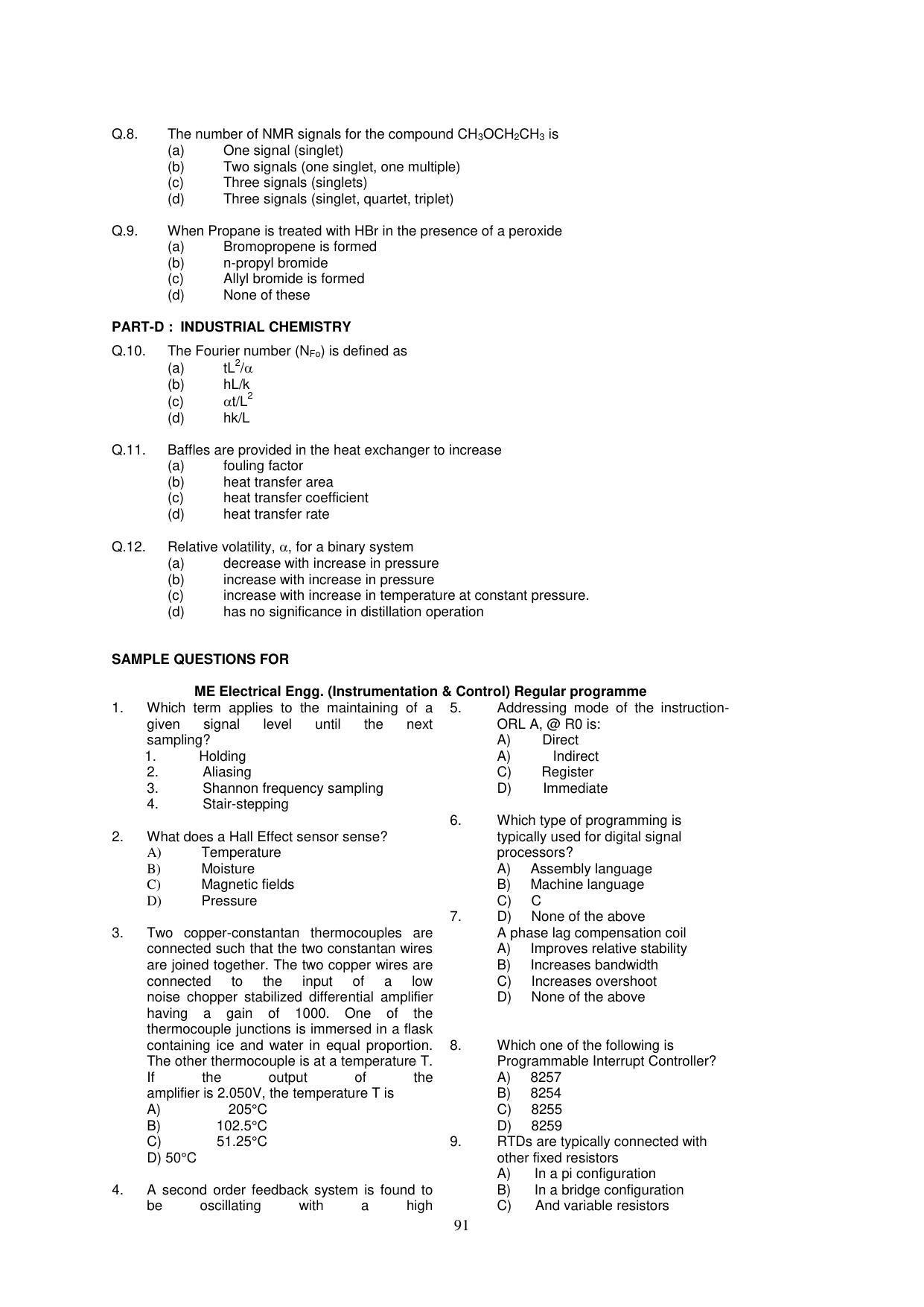 Panjab University, Chandigarh PG Prospectus 2021 - Page 91
