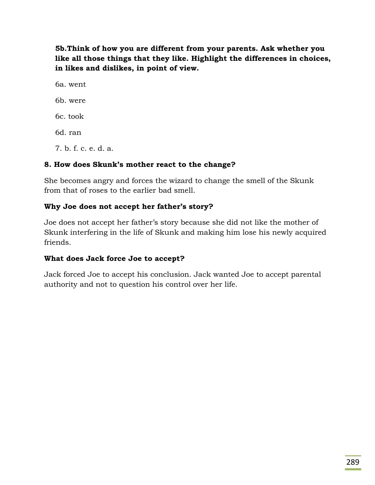 CBSE Worksheets for Class 11 English Should Wizard hit mommy Assignment - Page 7