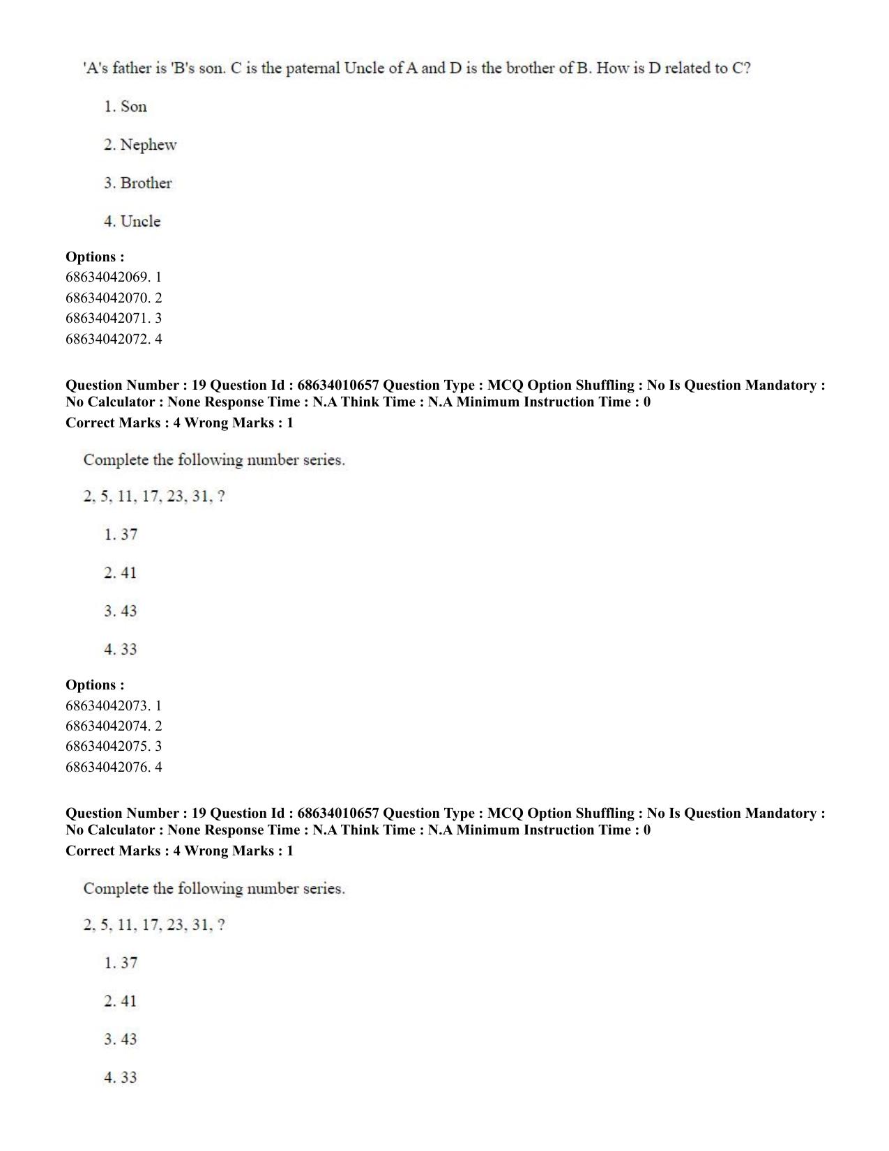 CUET PG 2023:COQP15 – M.Ed. (Eng.)-Shift 1 (09-06-2023) Question Paper - Page 18