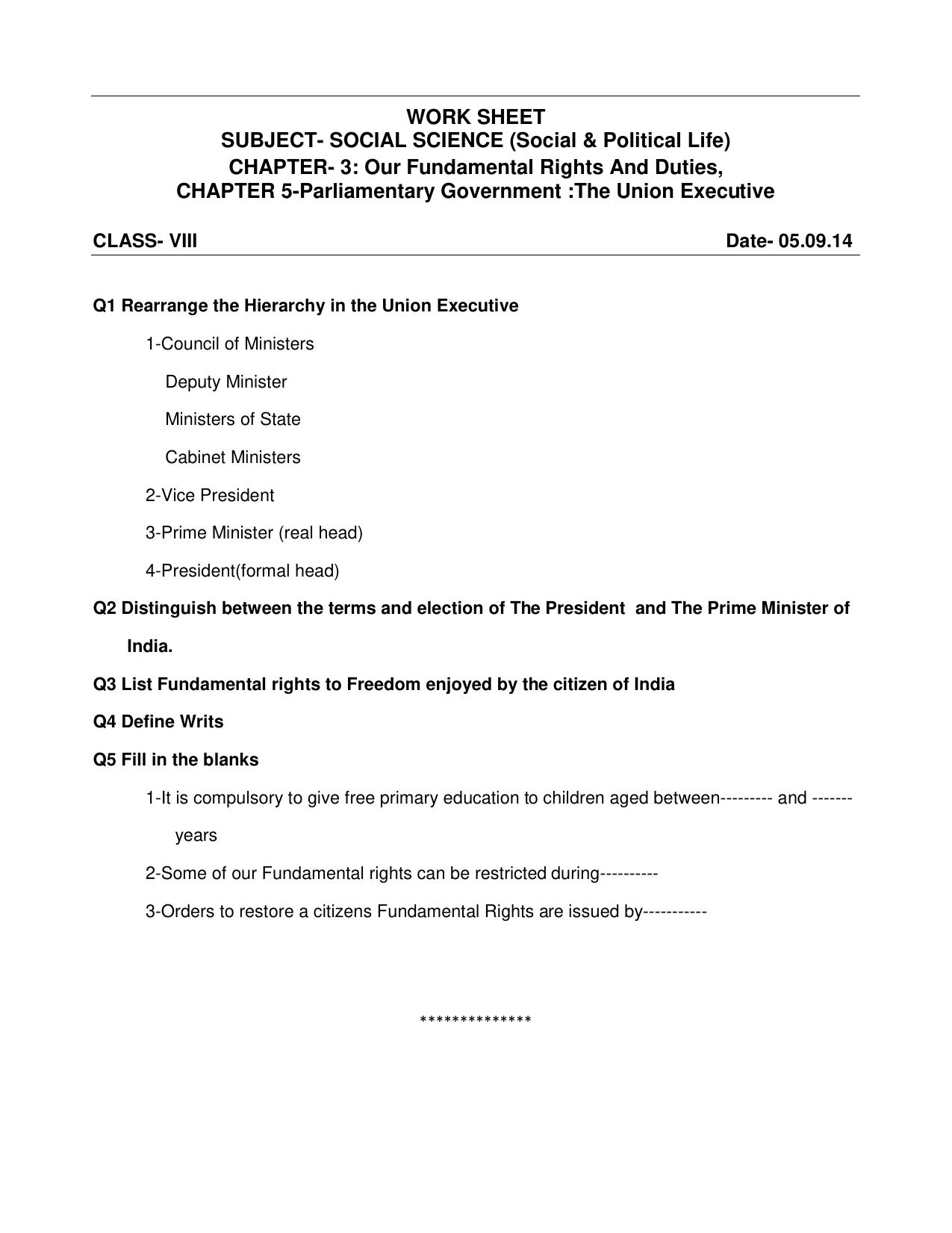 CBSE Worksheets for Class 8 Mathematics Rational Numbers sample papers - Page 22