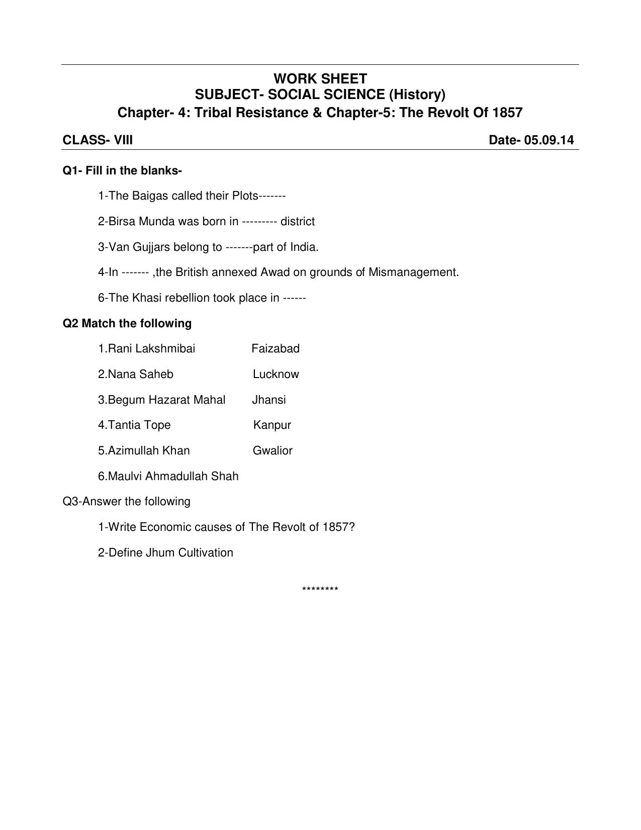 CBSE Worksheets for Class 8 Mathematics Rational Numbers sample papers - Page 23